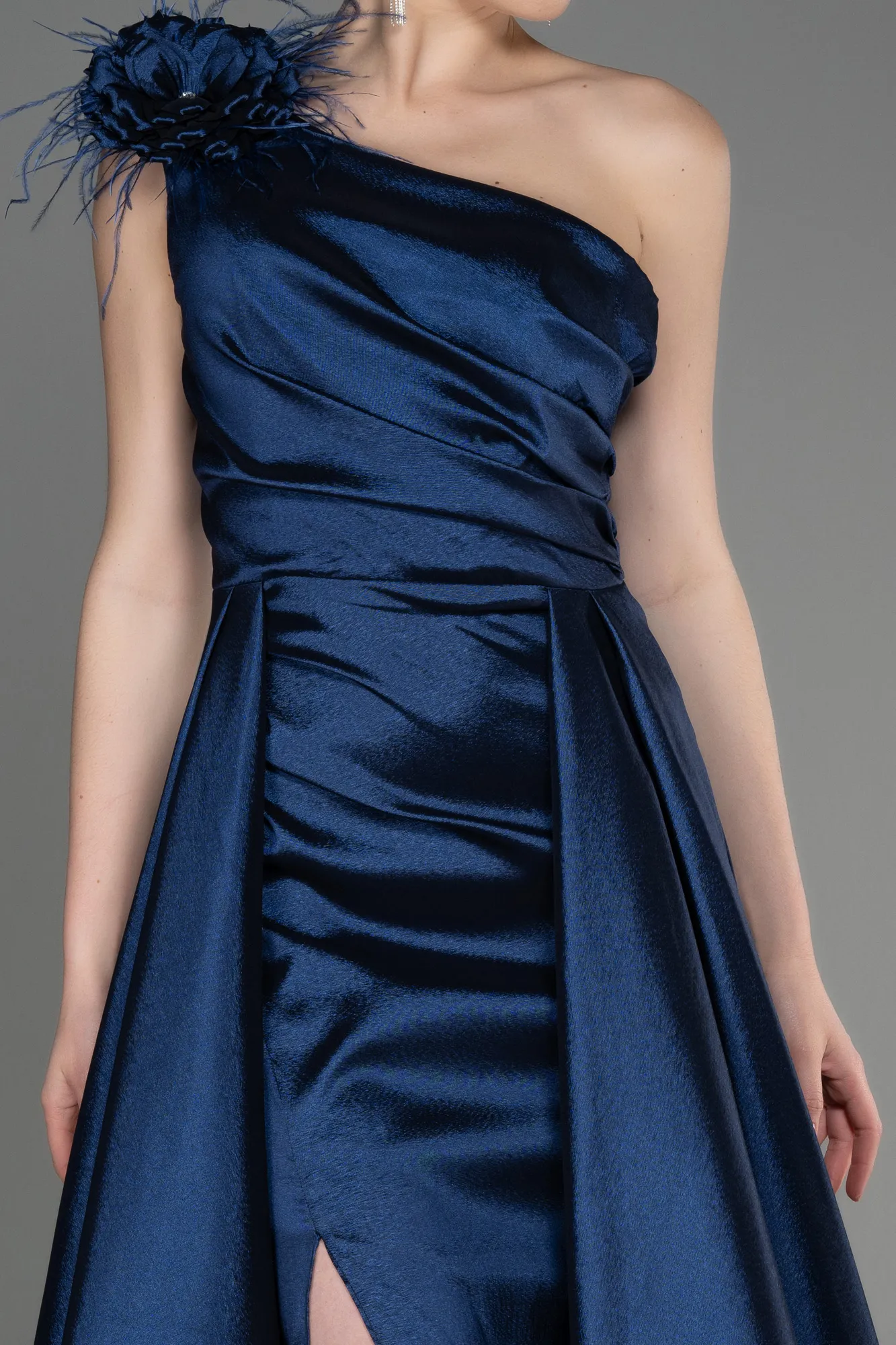 Navy Blue-Long Evening Dress ABU3772