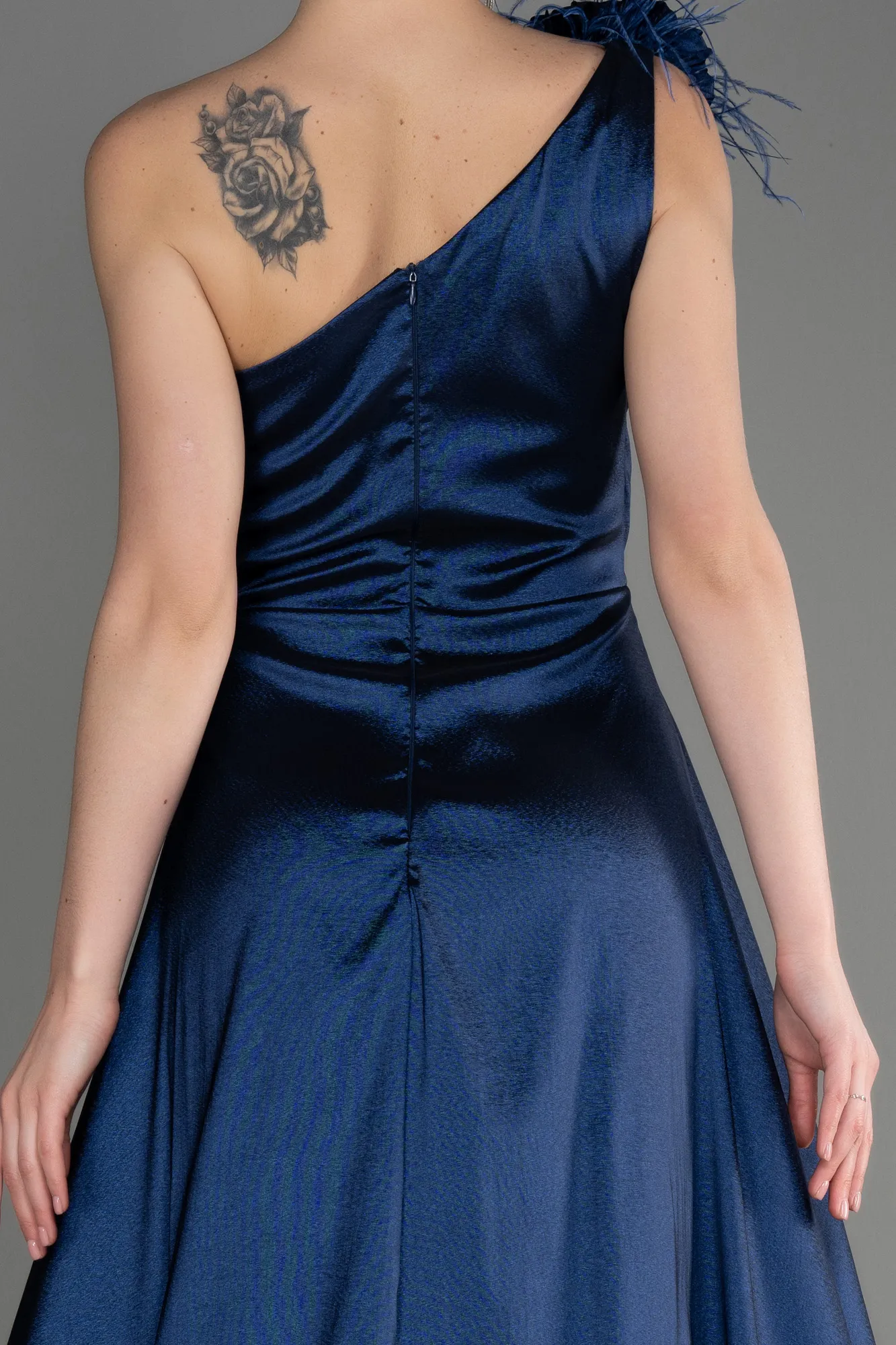Navy Blue-Long Evening Dress ABU3772