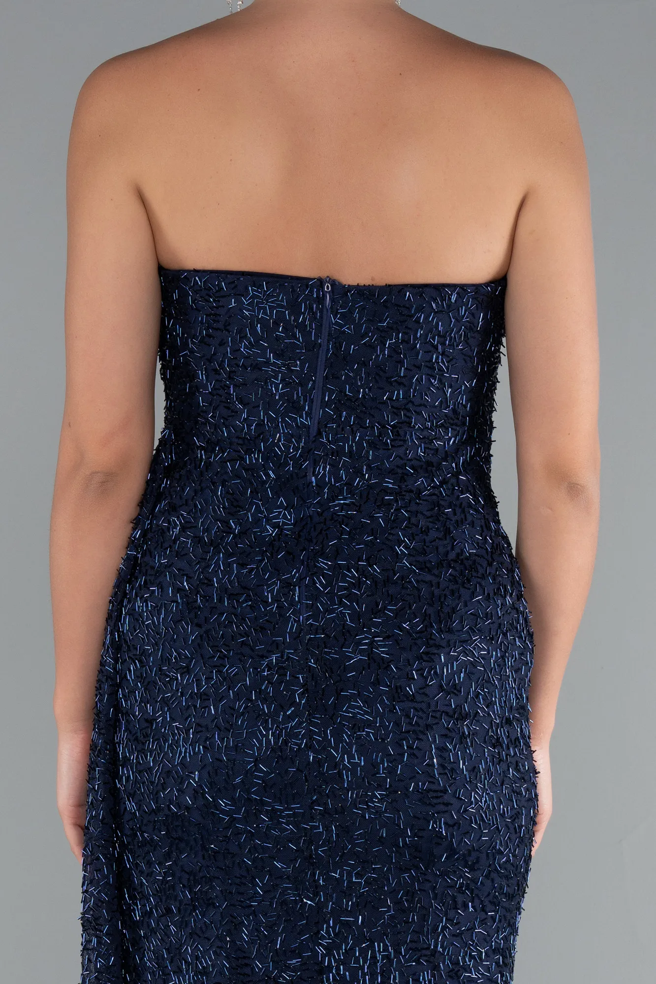 Navy Blue-Long Evening Dress ABU5062