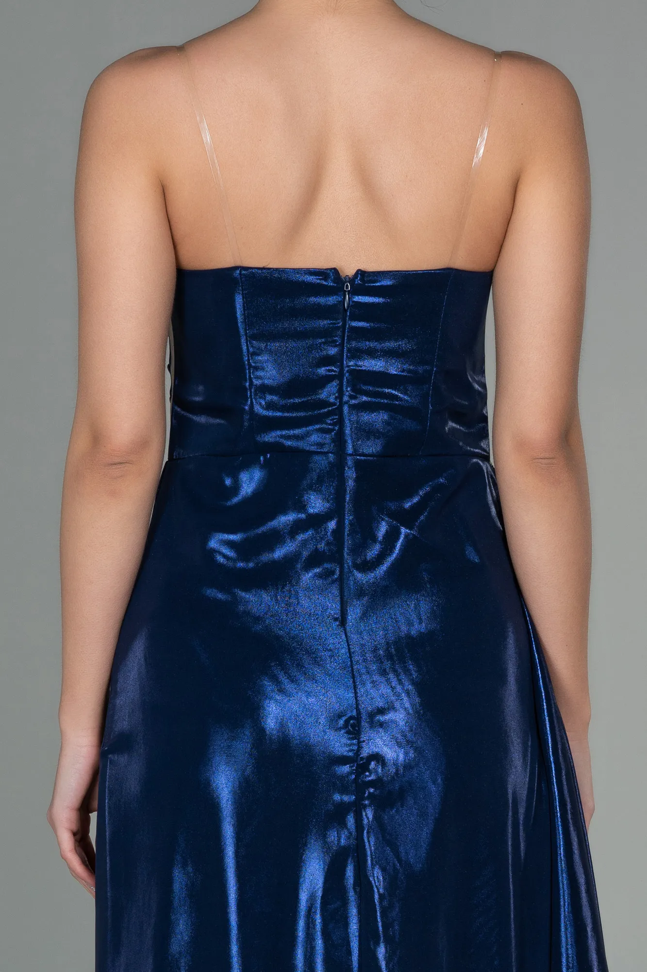 Navy Blue-Long Invitation Dress ABU2807