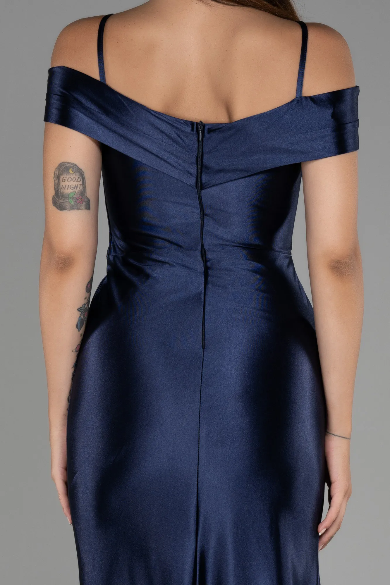 Navy Blue-Long Prom Gown ABU3240