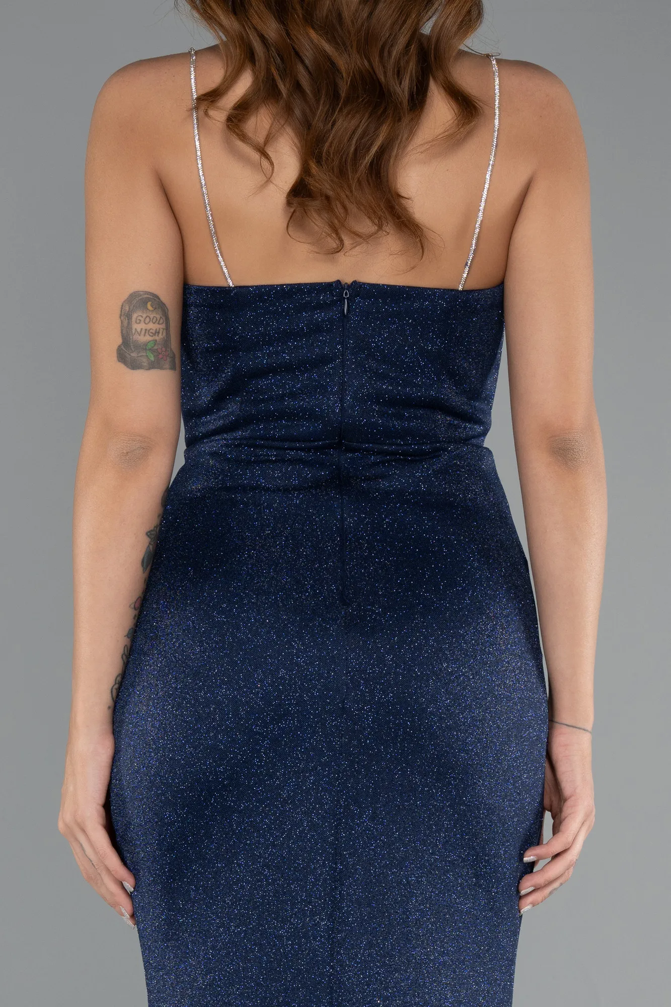 Navy Blue-Long Prom Gown ABU5389