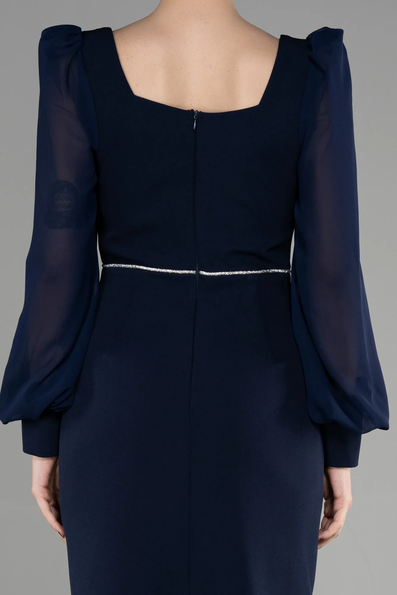 Navy Blue-Midi Cocktail Dress ABK1944