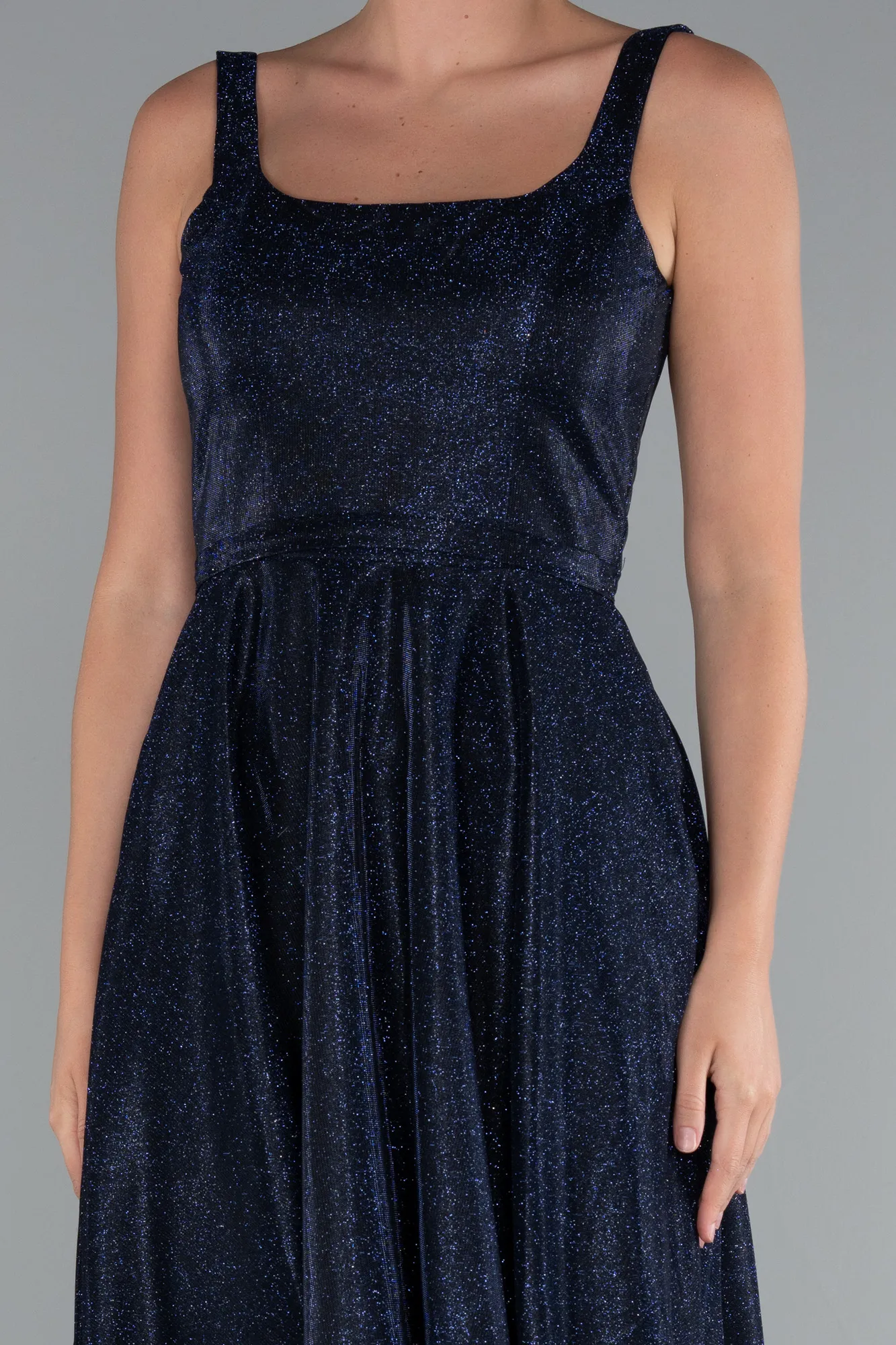 Navy Blue-Midi Cocktail Dress ABK2374