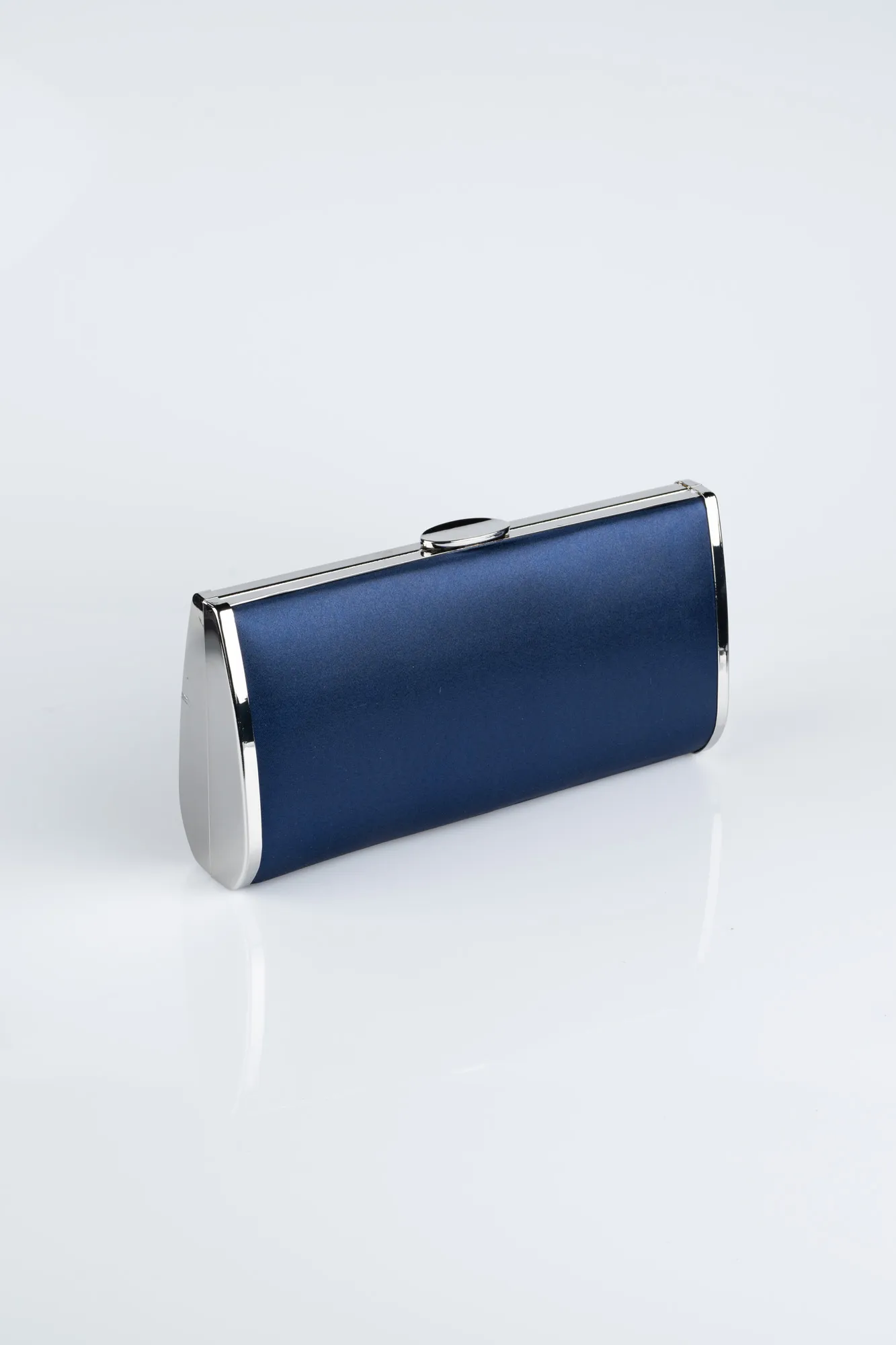 Navy Blue-Satin Night Bag V700
