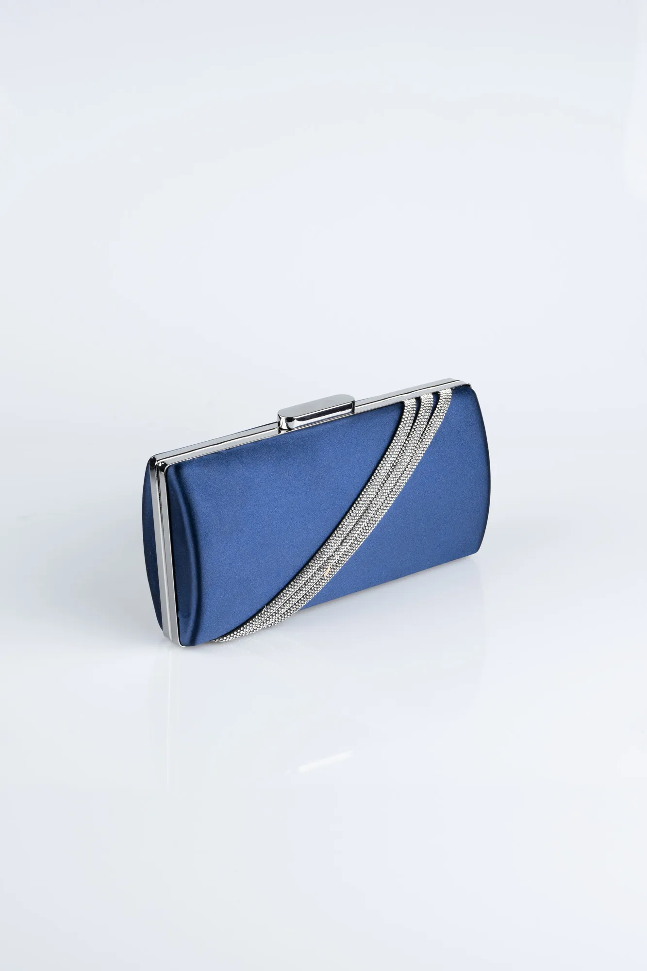 Navy Blue-Satin Night Bag VT9233