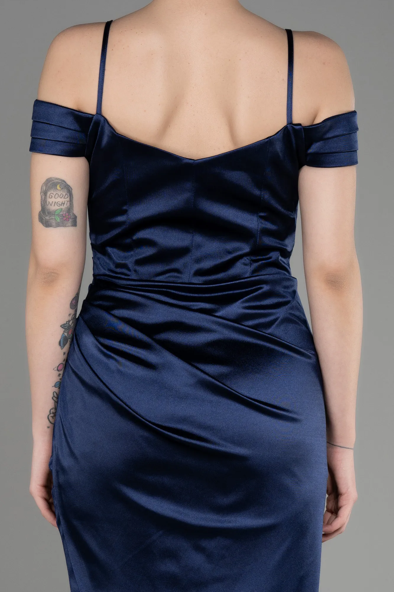 Navy Blue-Short Cocktail Dress ABK1989