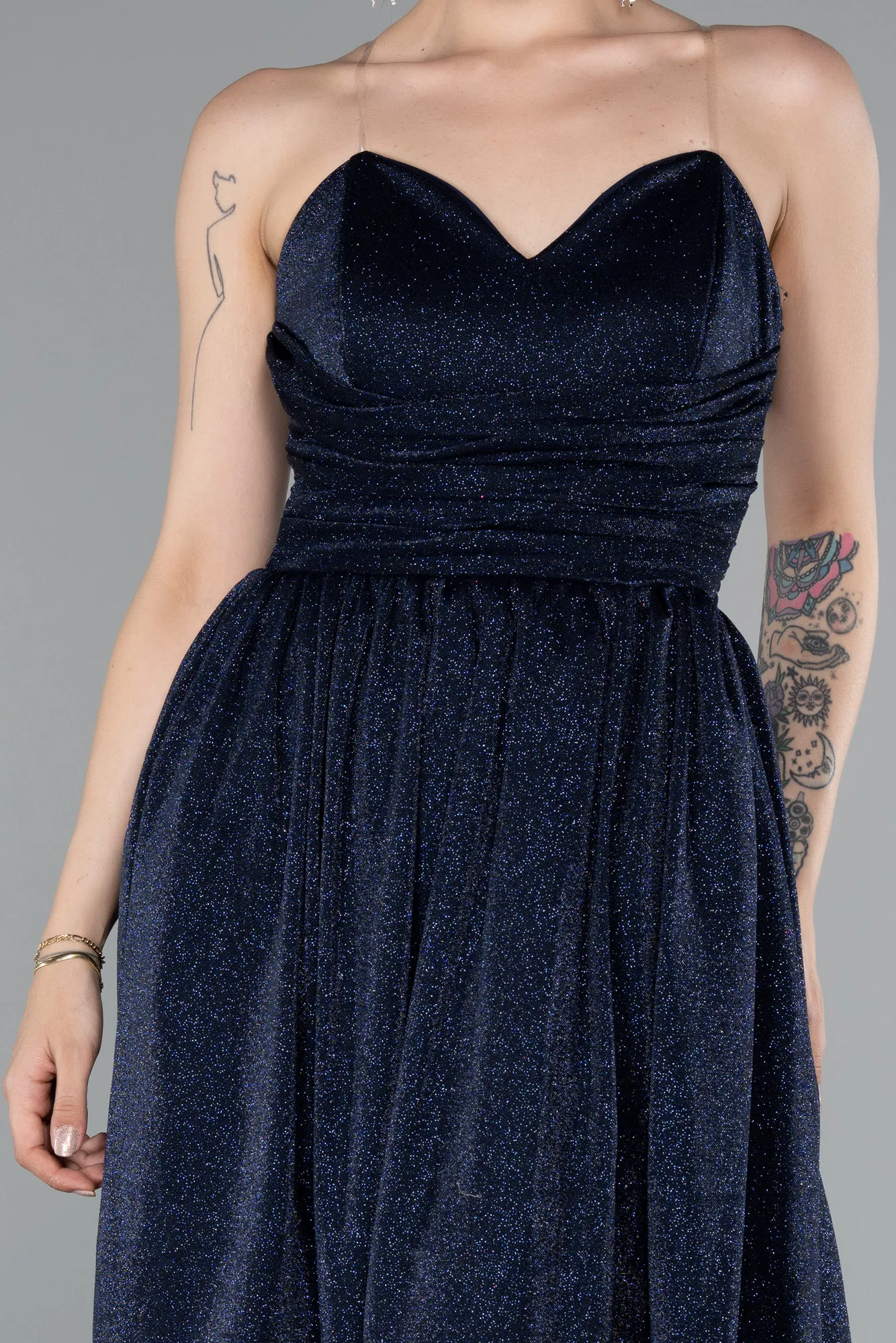 Navy Blue-Short Cocktail Dress ABK2349
