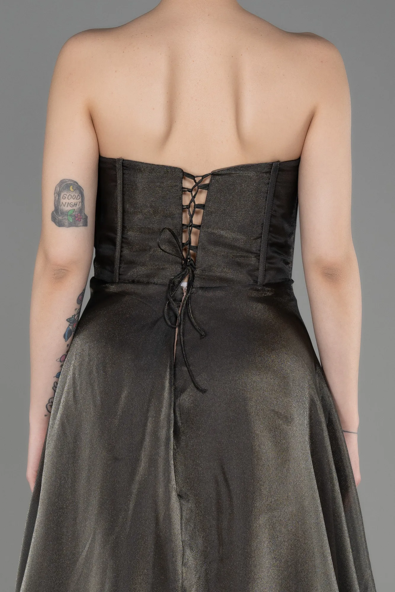 Olive Drab-Long Evening Dress ABU3720