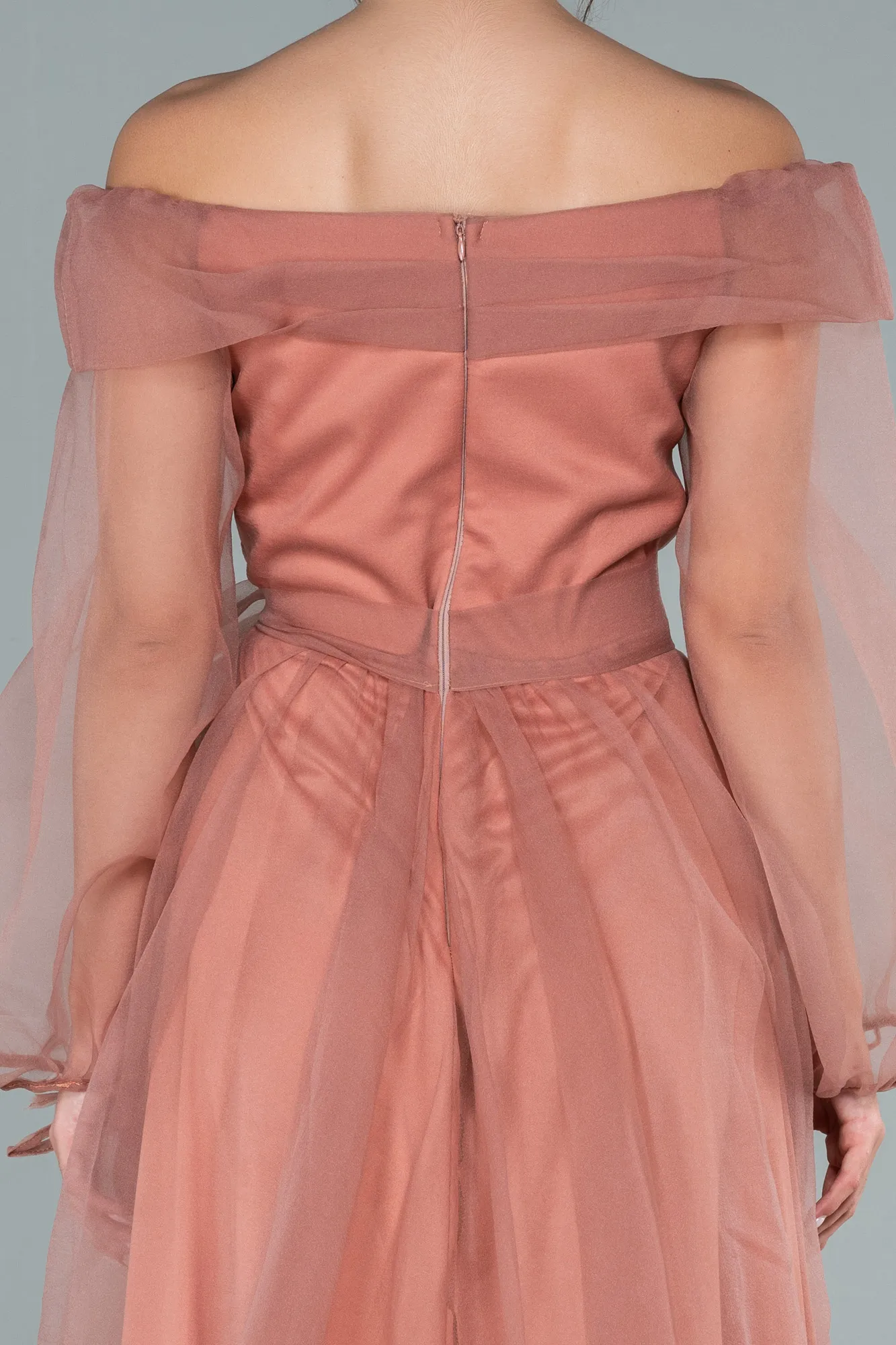 Onion Skin-Long Engagement Dress ABU1468