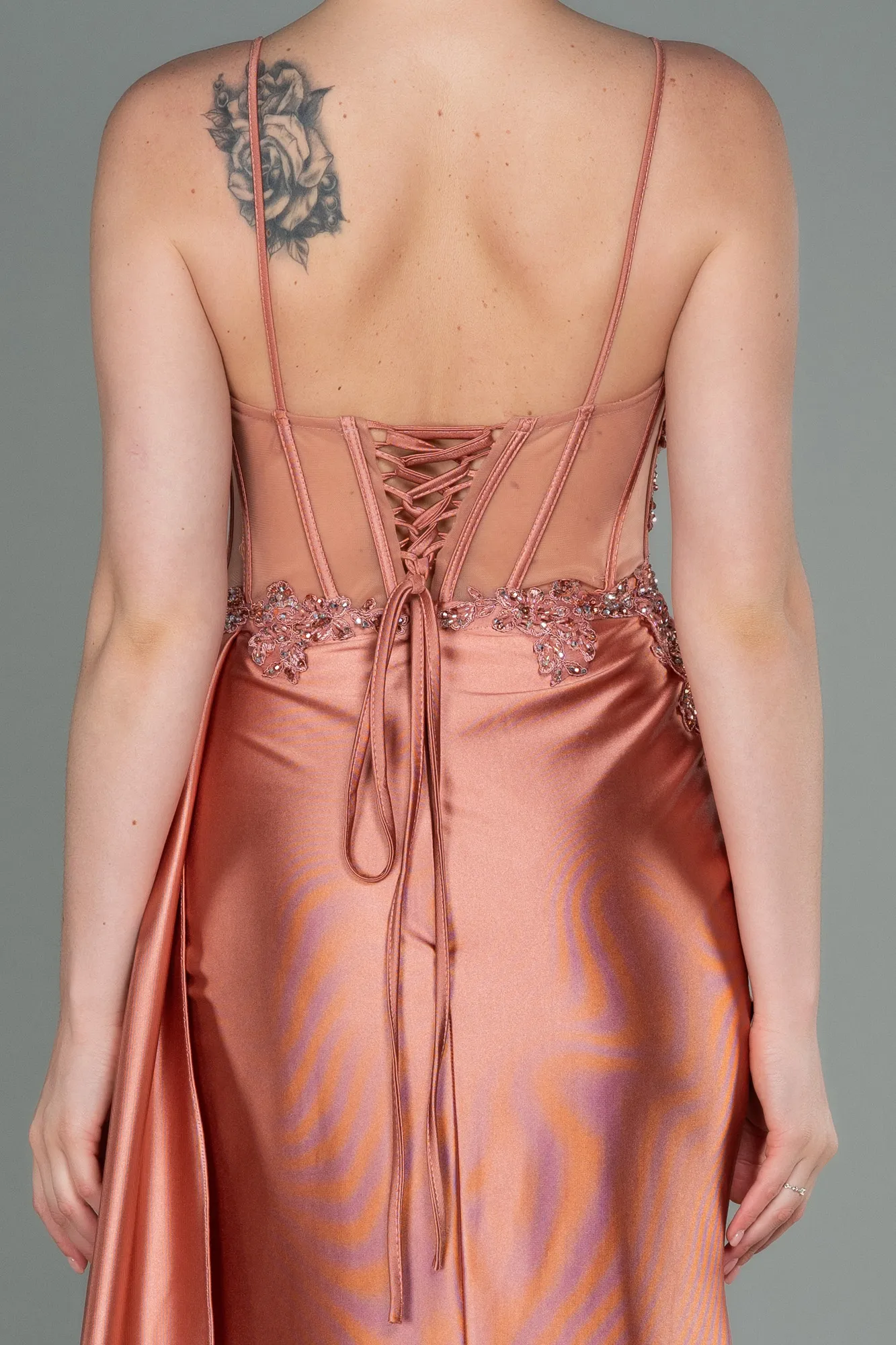 Onion Skin-Long Evening Dress ABU3192