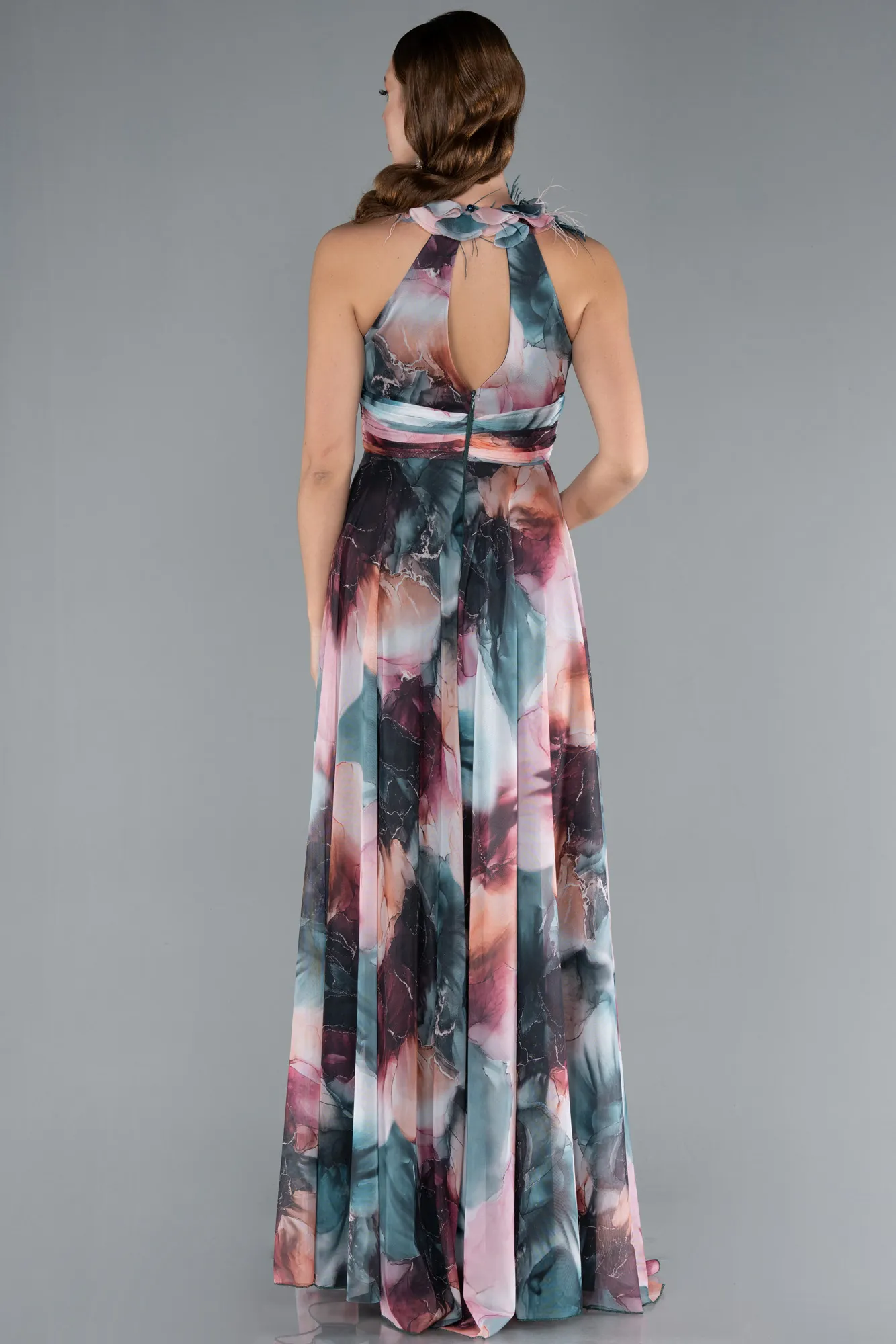 Onion Skin-Long Evening Dress ABU4901