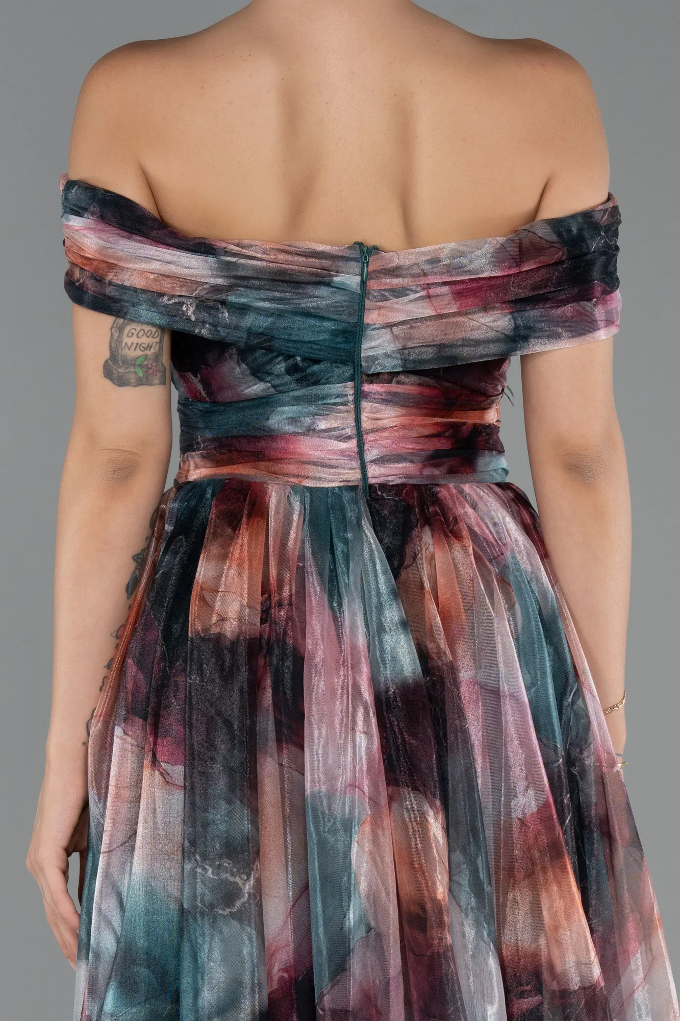 Onion Skin-Long Evening Dress ABU5262