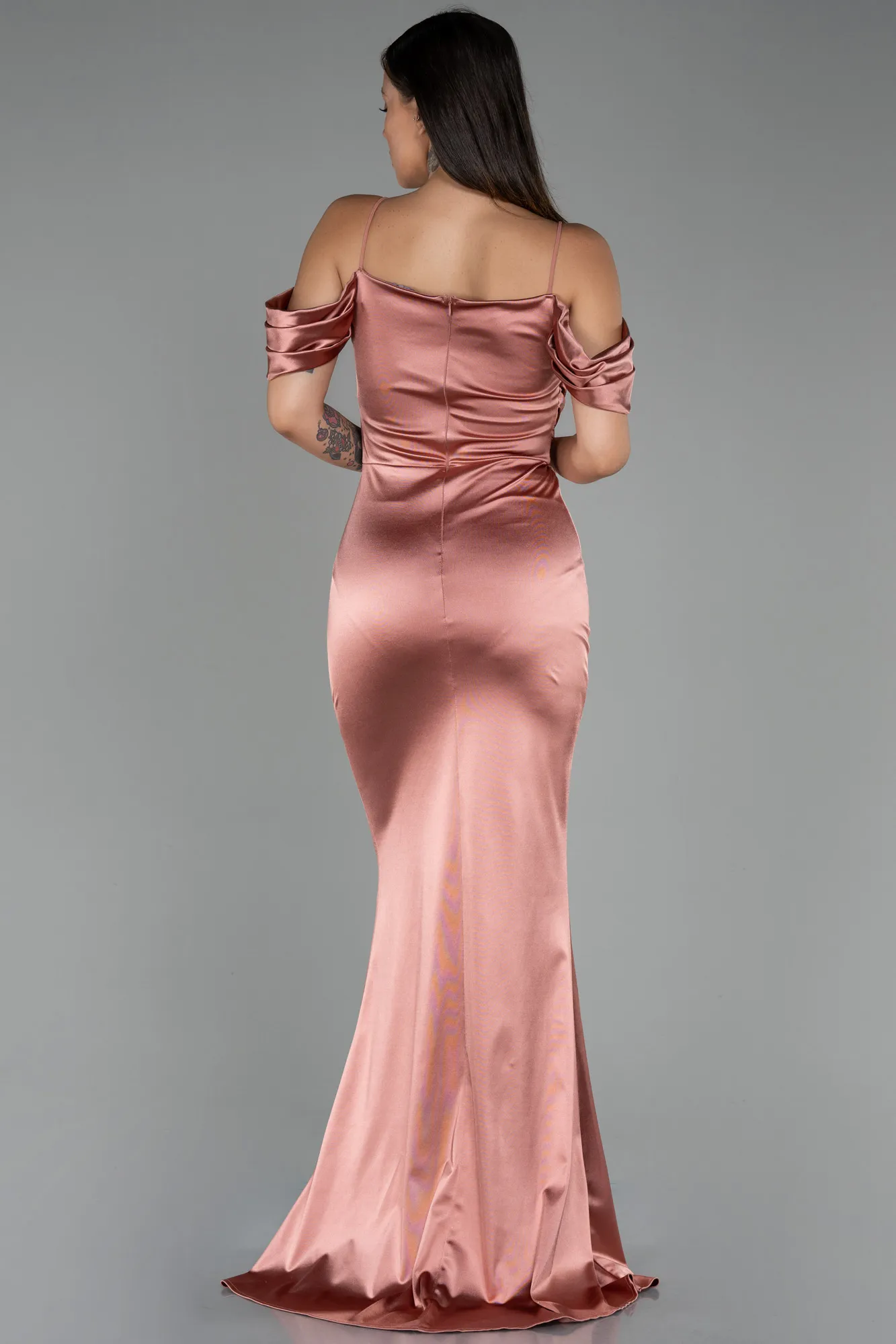 Onion Skin-Long Mermaid Evening Dress ABU3241