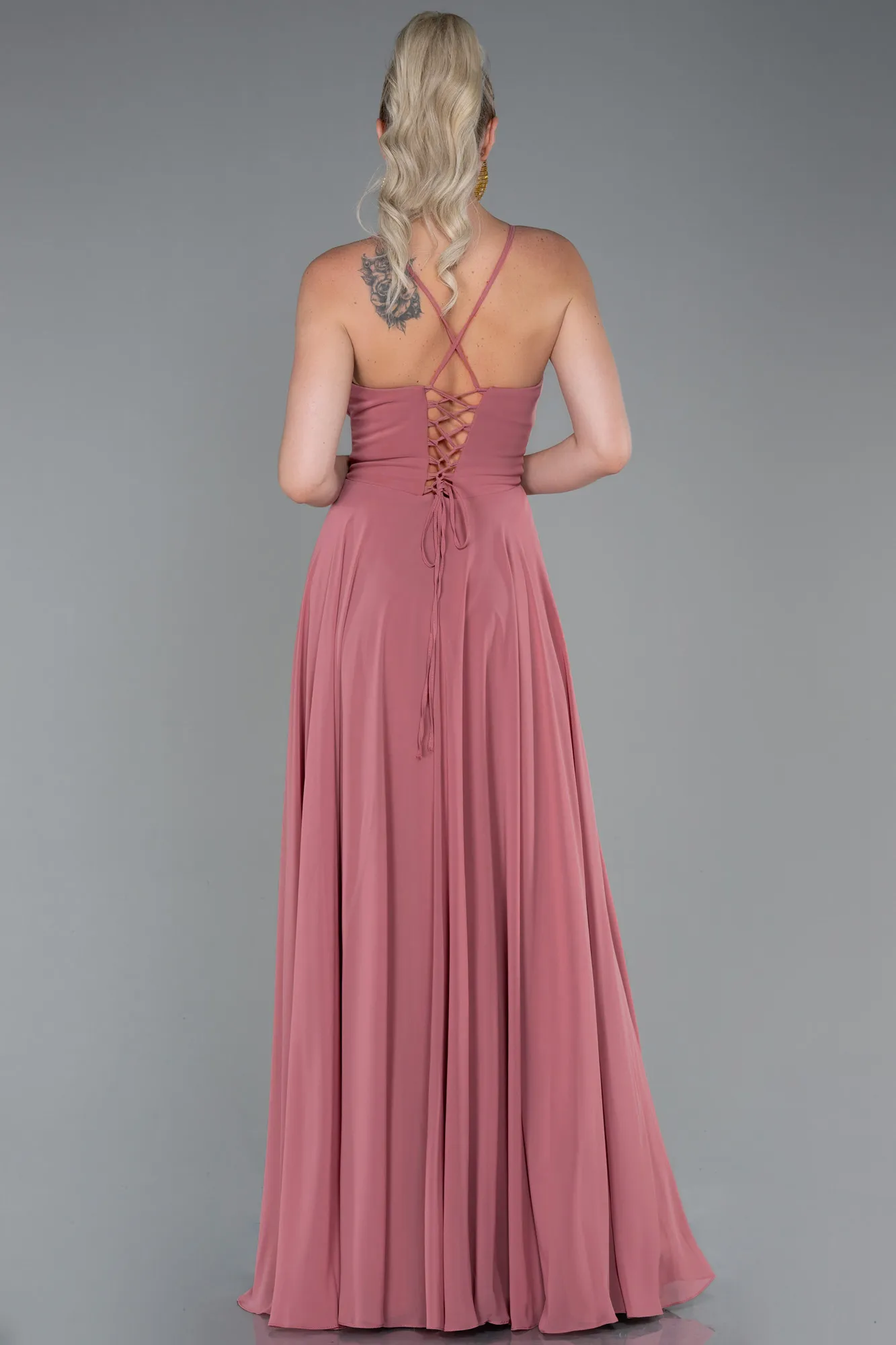 Onion Skin-Long Prom Gown ABU1305