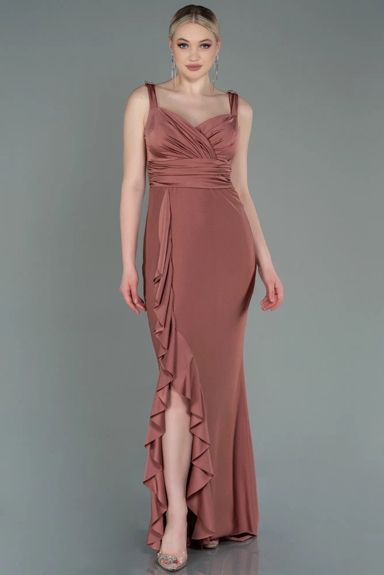 Onion Skin-Long Prom Gown ABU3137