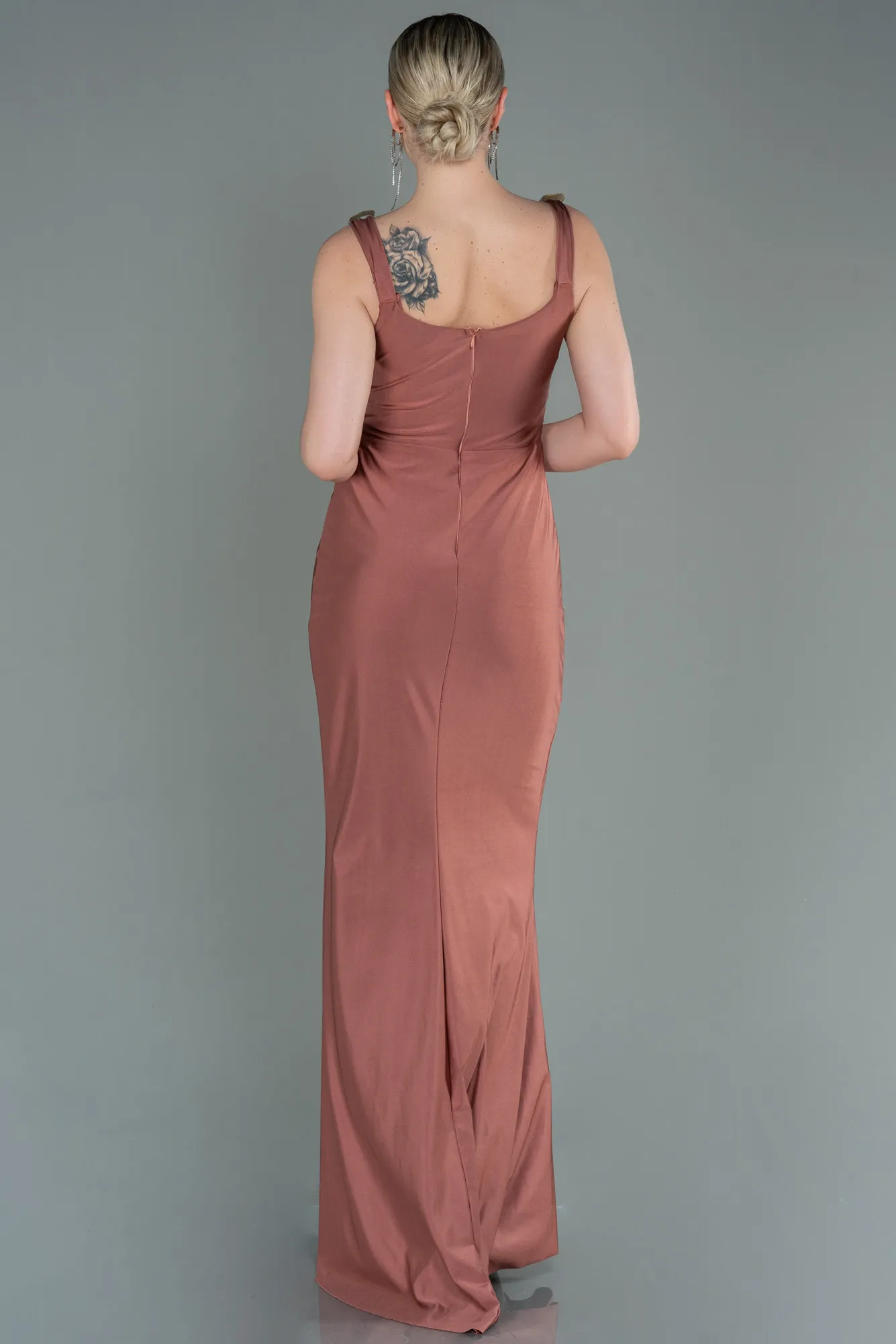 Onion Skin-Long Prom Gown ABU3137
