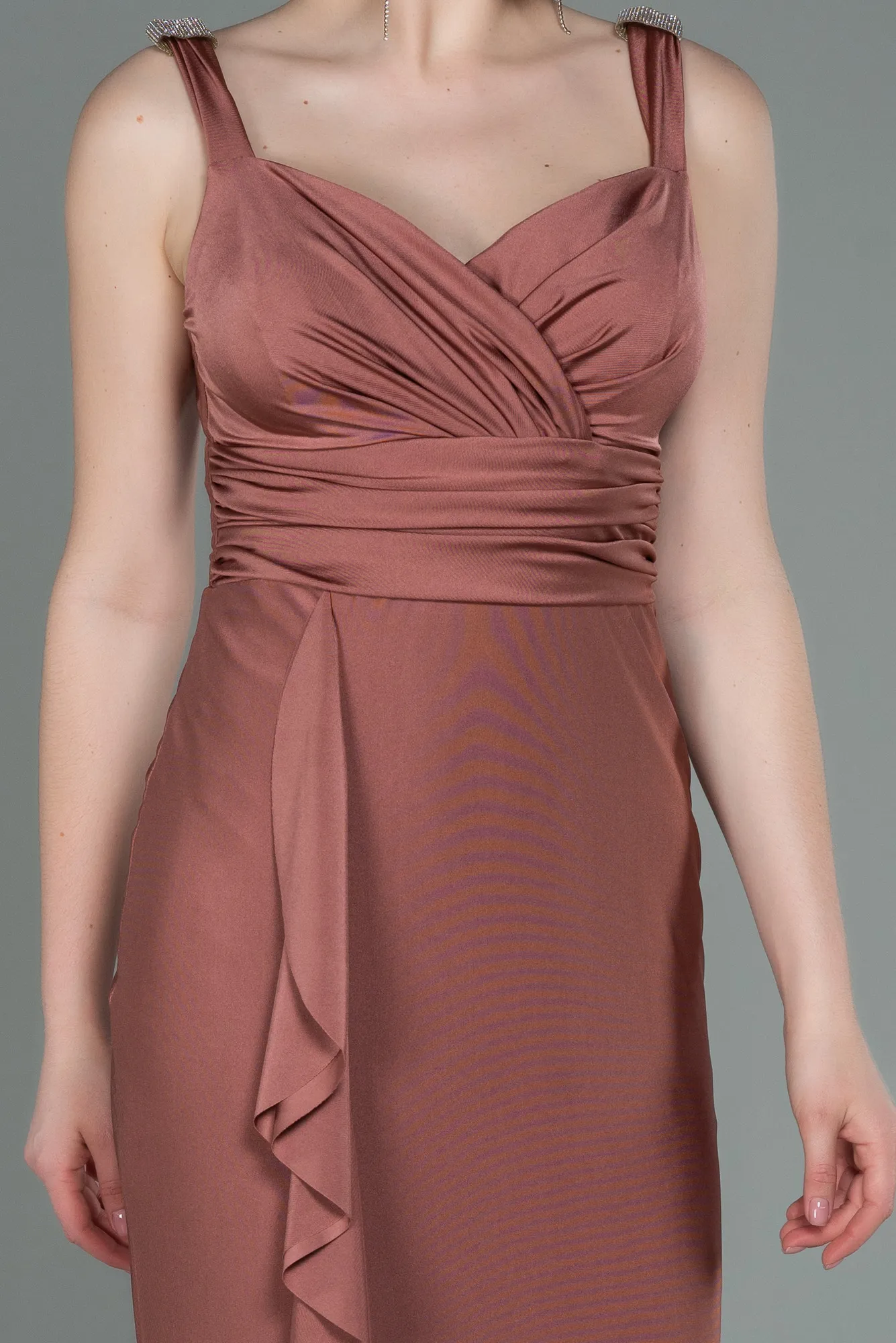 Onion Skin-Long Prom Gown ABU3137