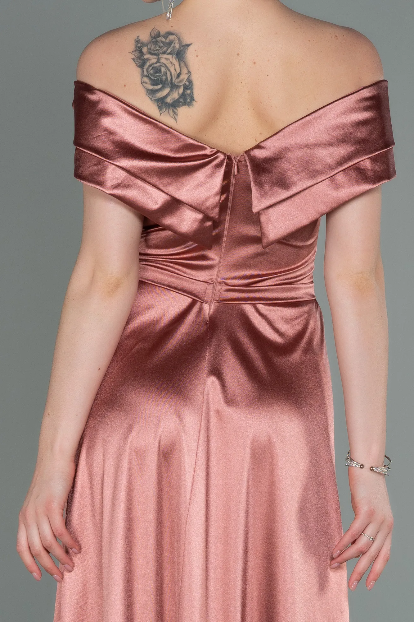 Onion Skin-Long Prom Gown ABU3157