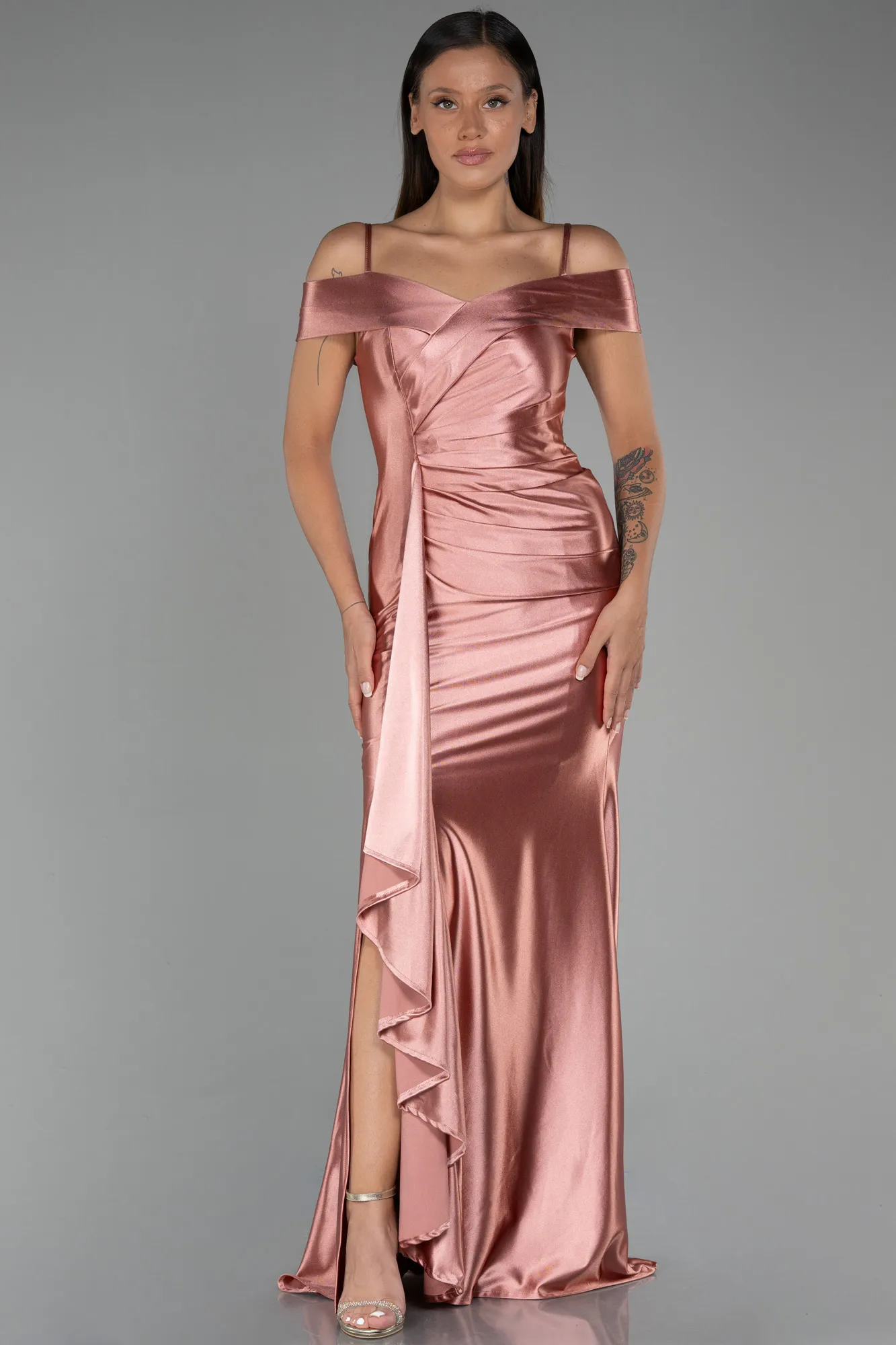 Onion Skin-Long Prom Gown ABU3240