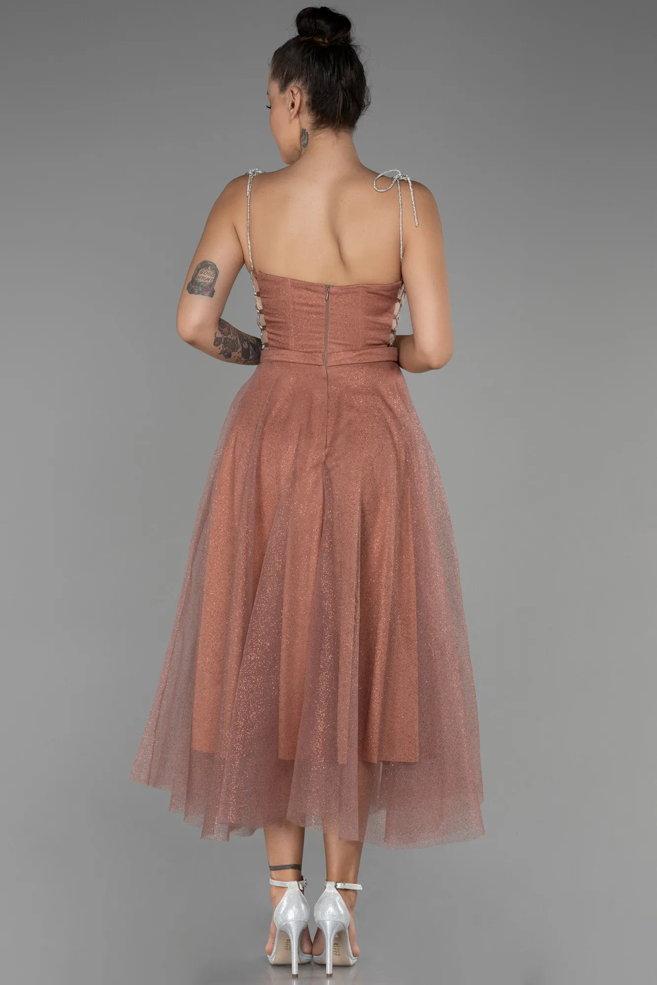 Onion Skin-Midi Invitation Dress ABK1844