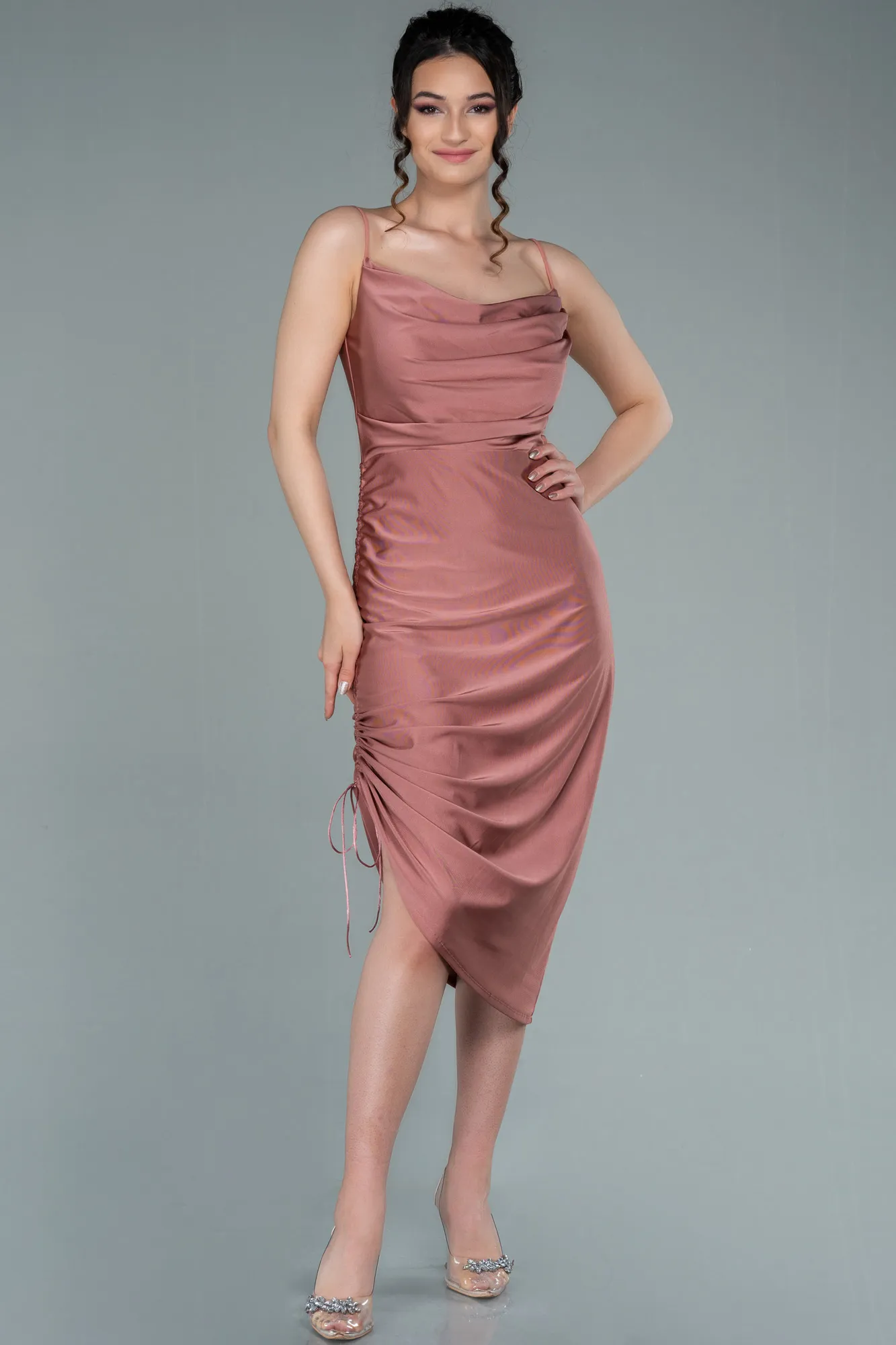 Onion Skin-Midi Night Dress ABK1900