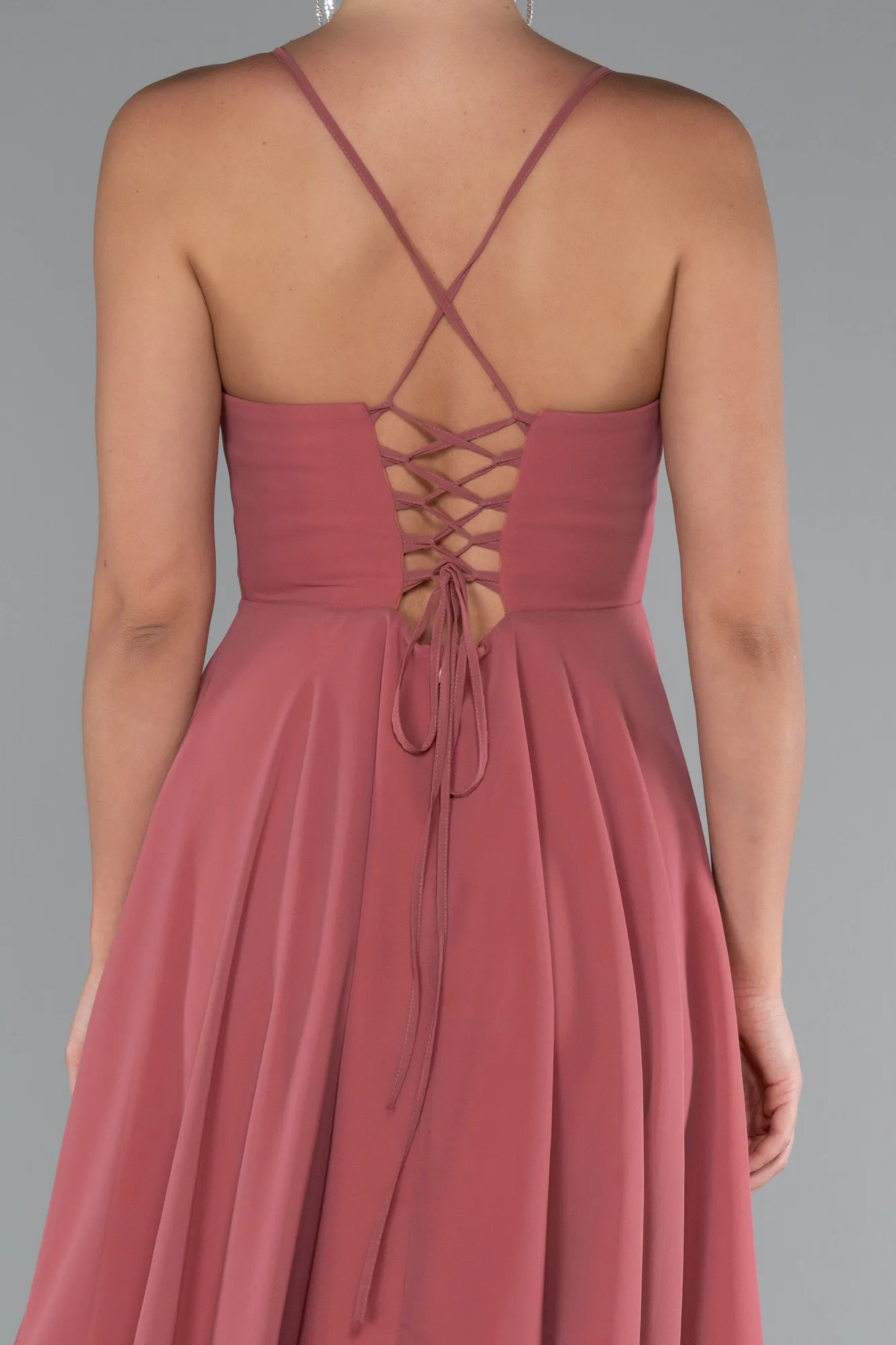 Onion Skin-Short Chiffon Cocktail Dress ABK2358