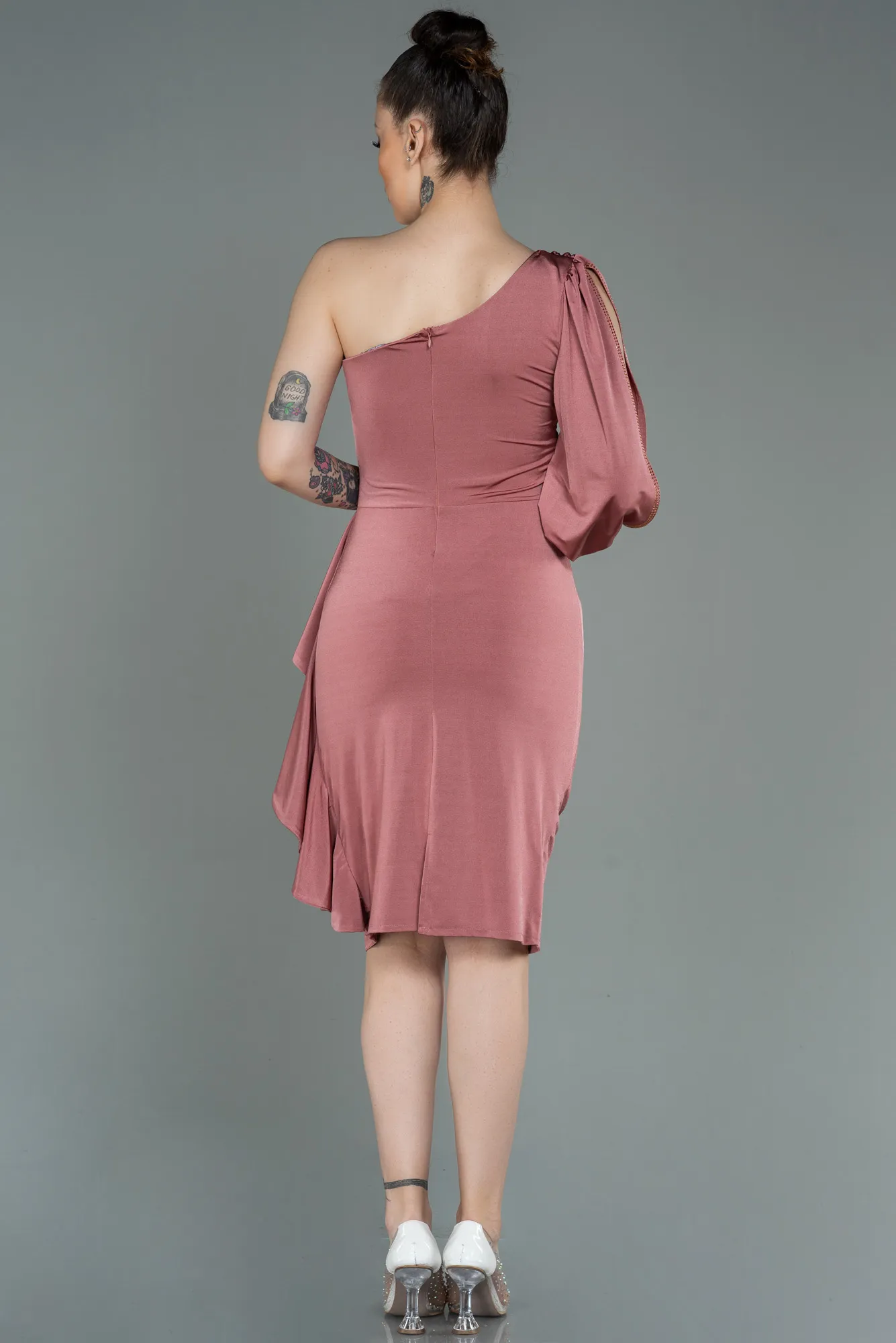 Onion Skin-Short Invitation Dress ABK1762