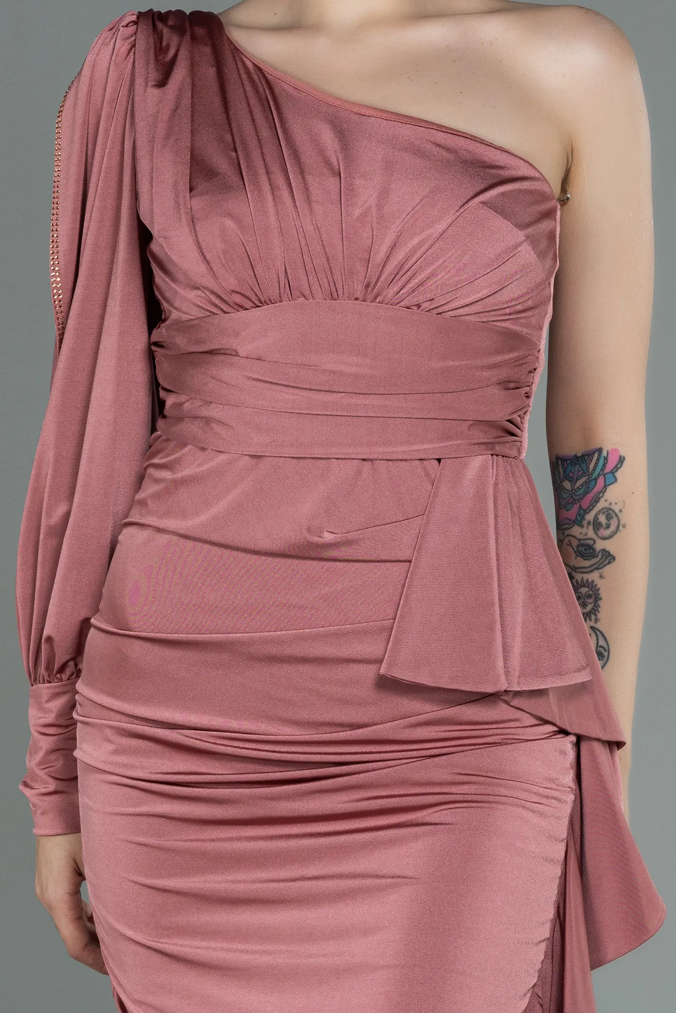 Onion Skin-Short Invitation Dress ABK1762