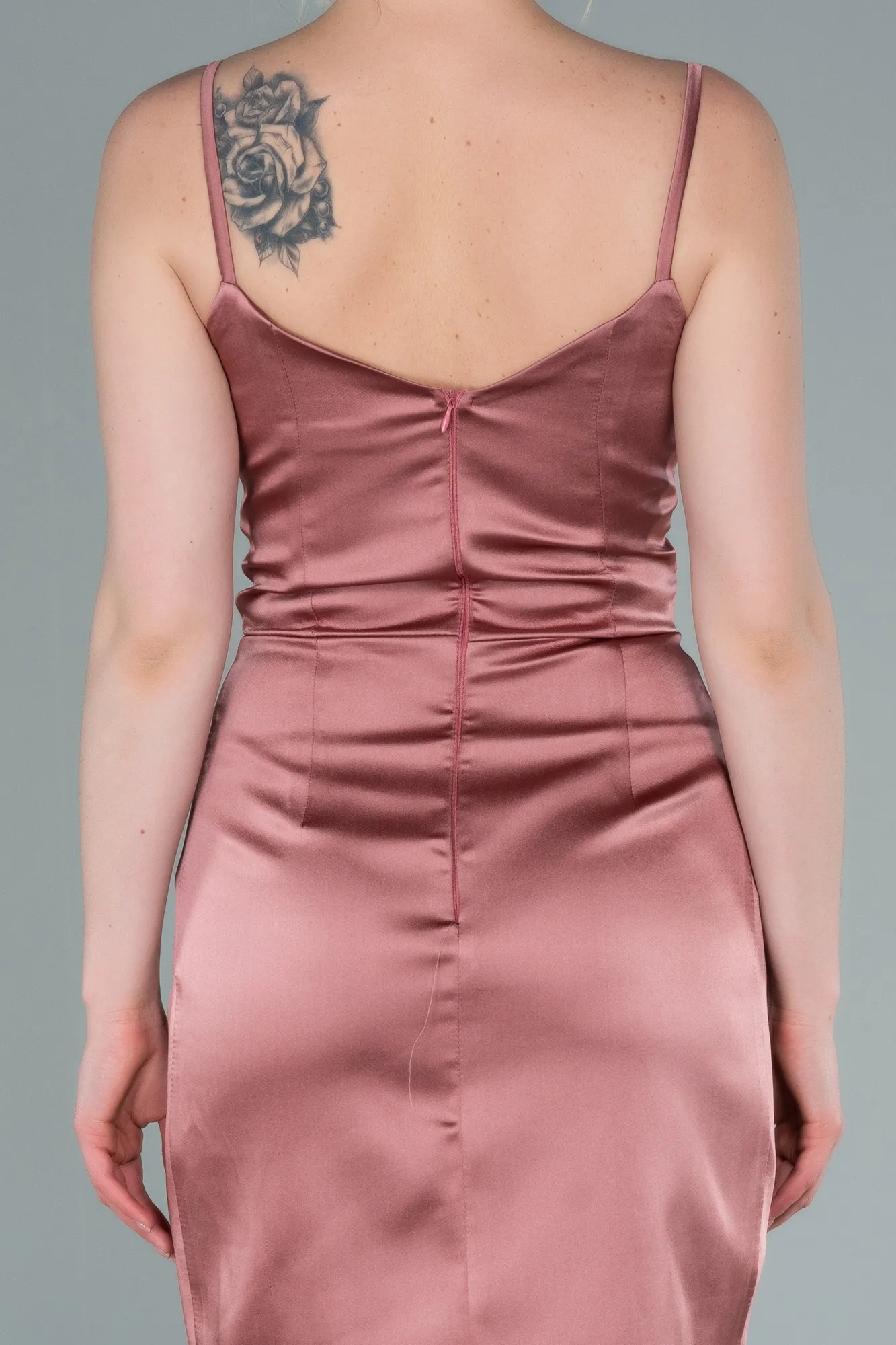 Onion Skin-Short Satin Invitation Dress ABK1081