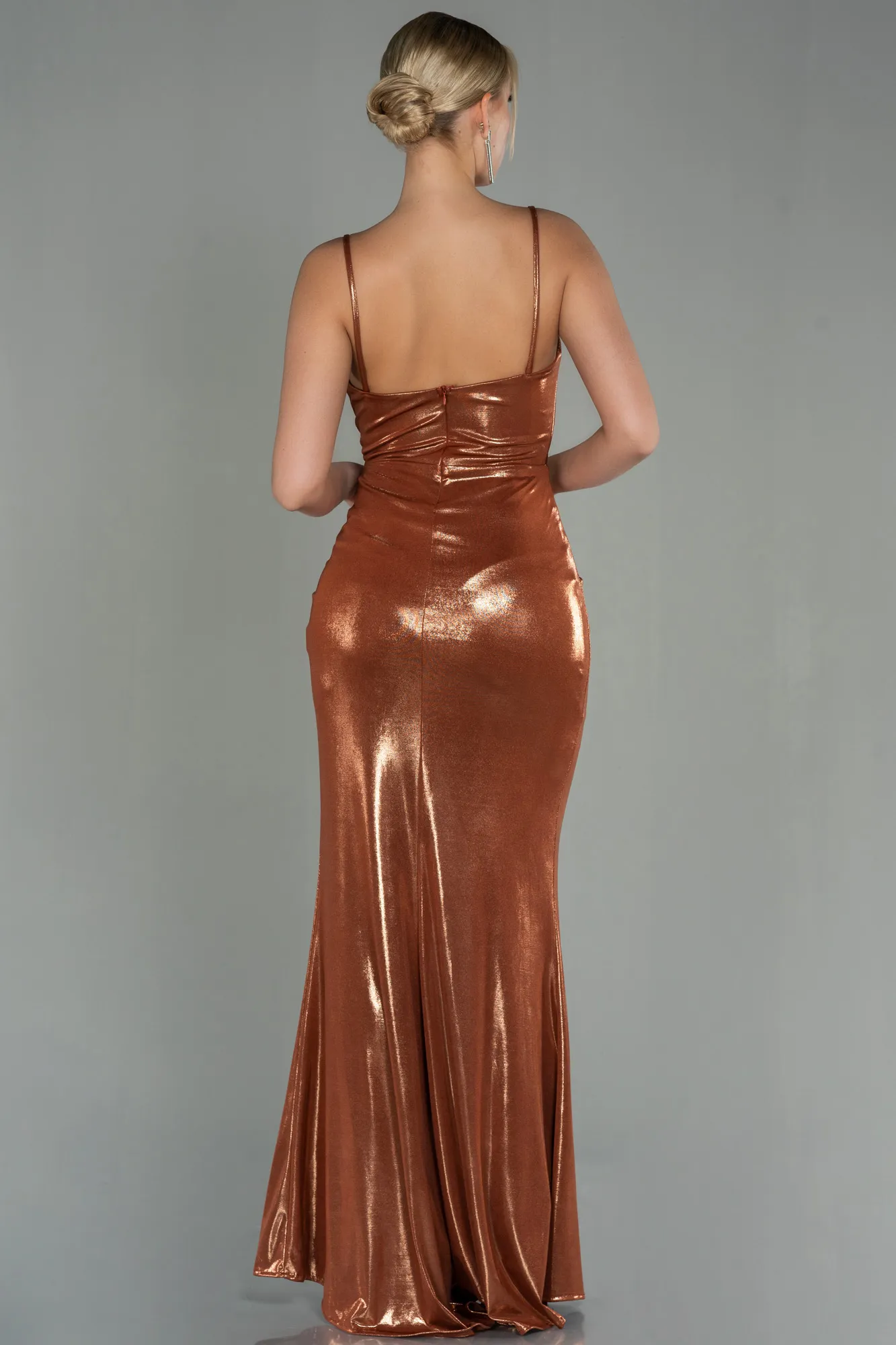 Orange-Long Prom Gown ABU3057