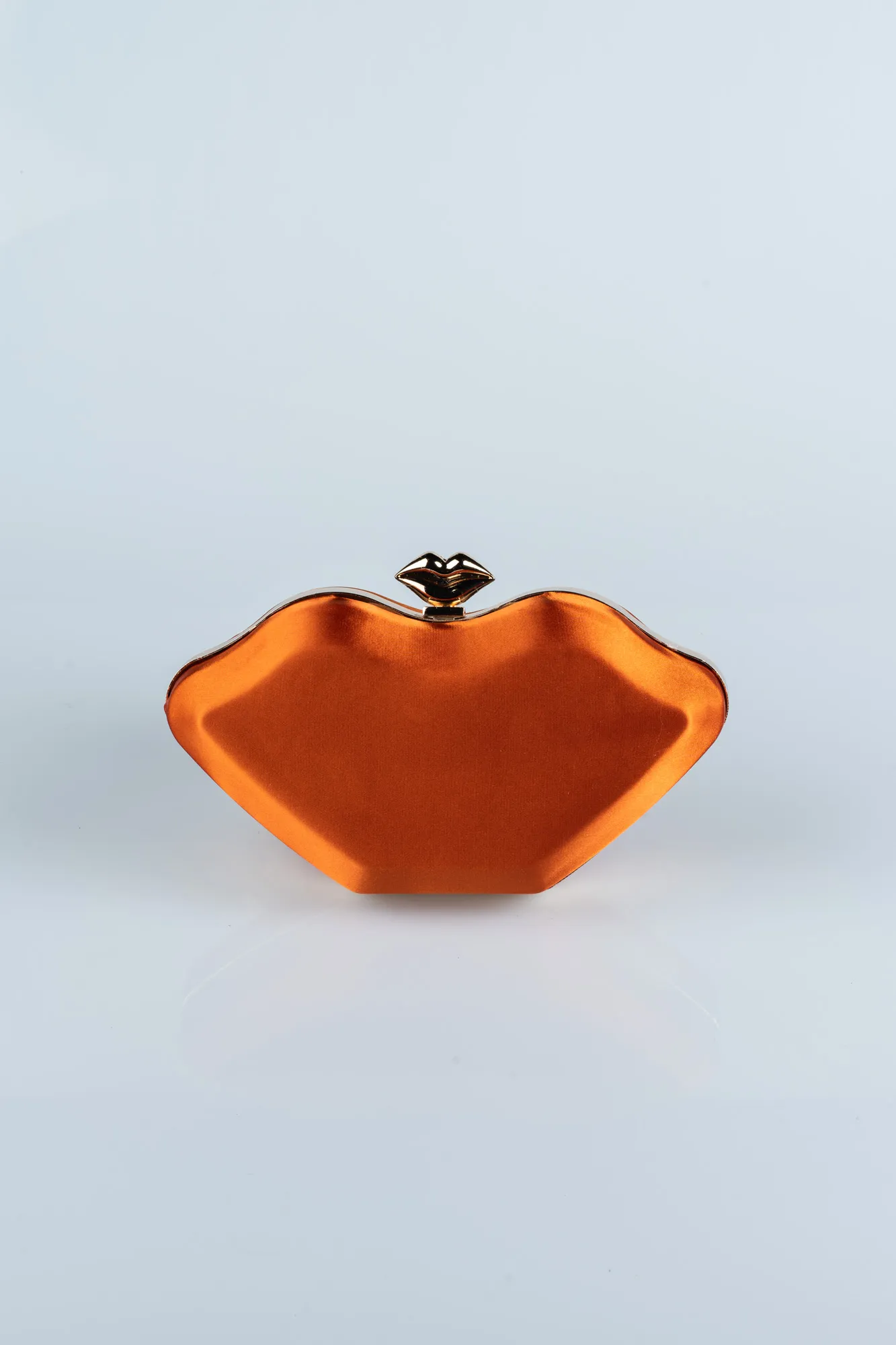 Orange-Satin Box Bag SH816