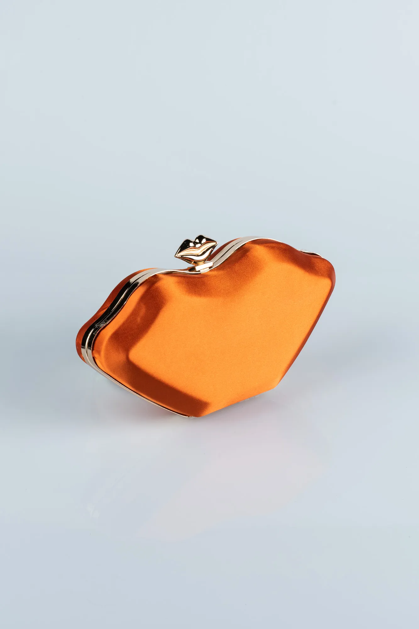 Orange-Satin Box Bag SH816