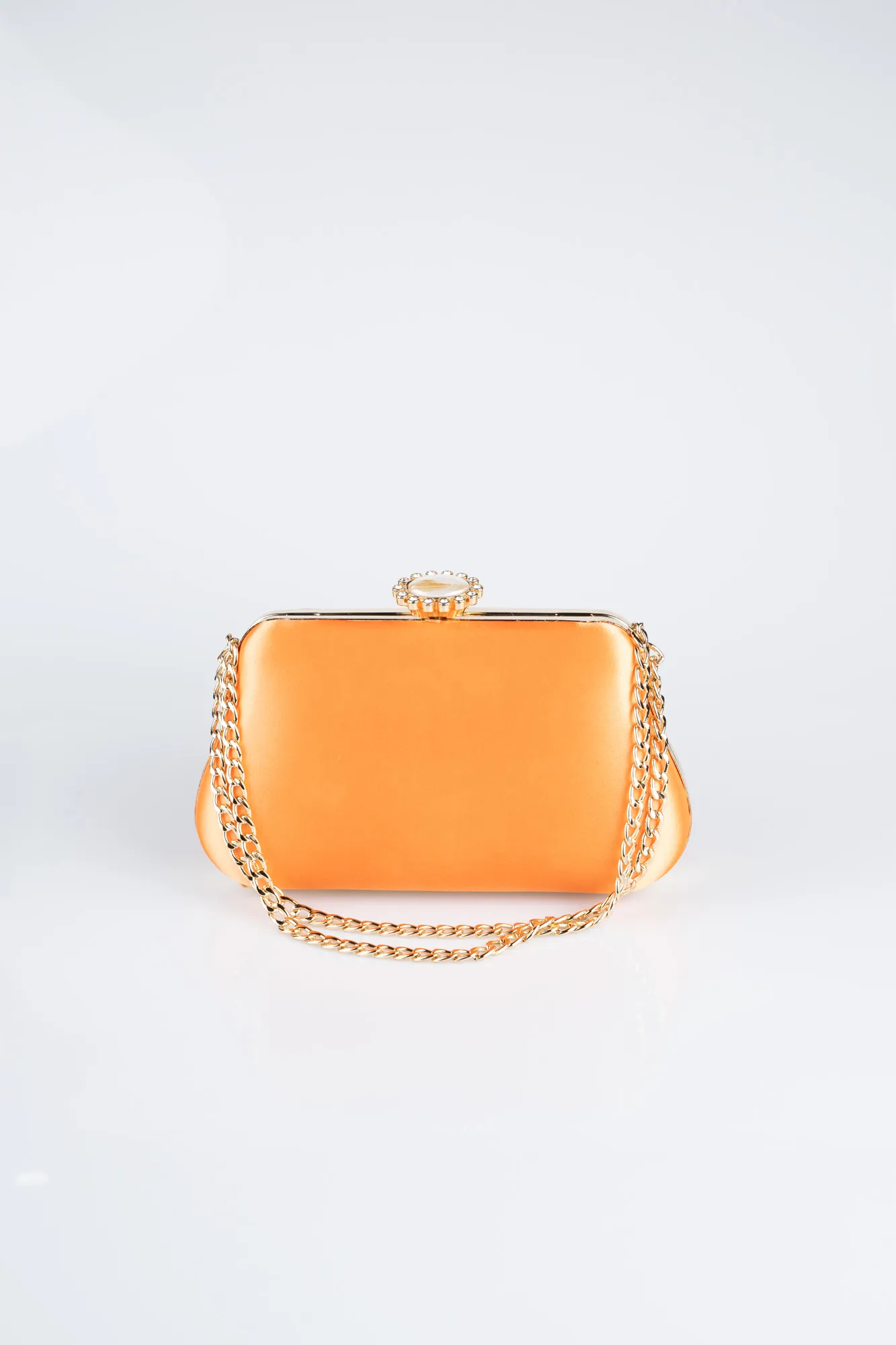Orange-Satin Night Bag SH834