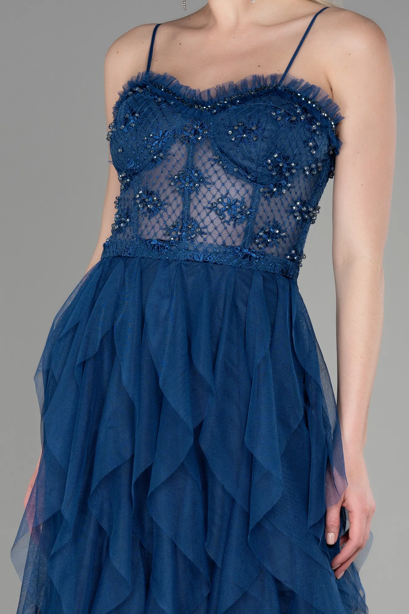 Parlement Blue-Long Evening Dress ABU2822