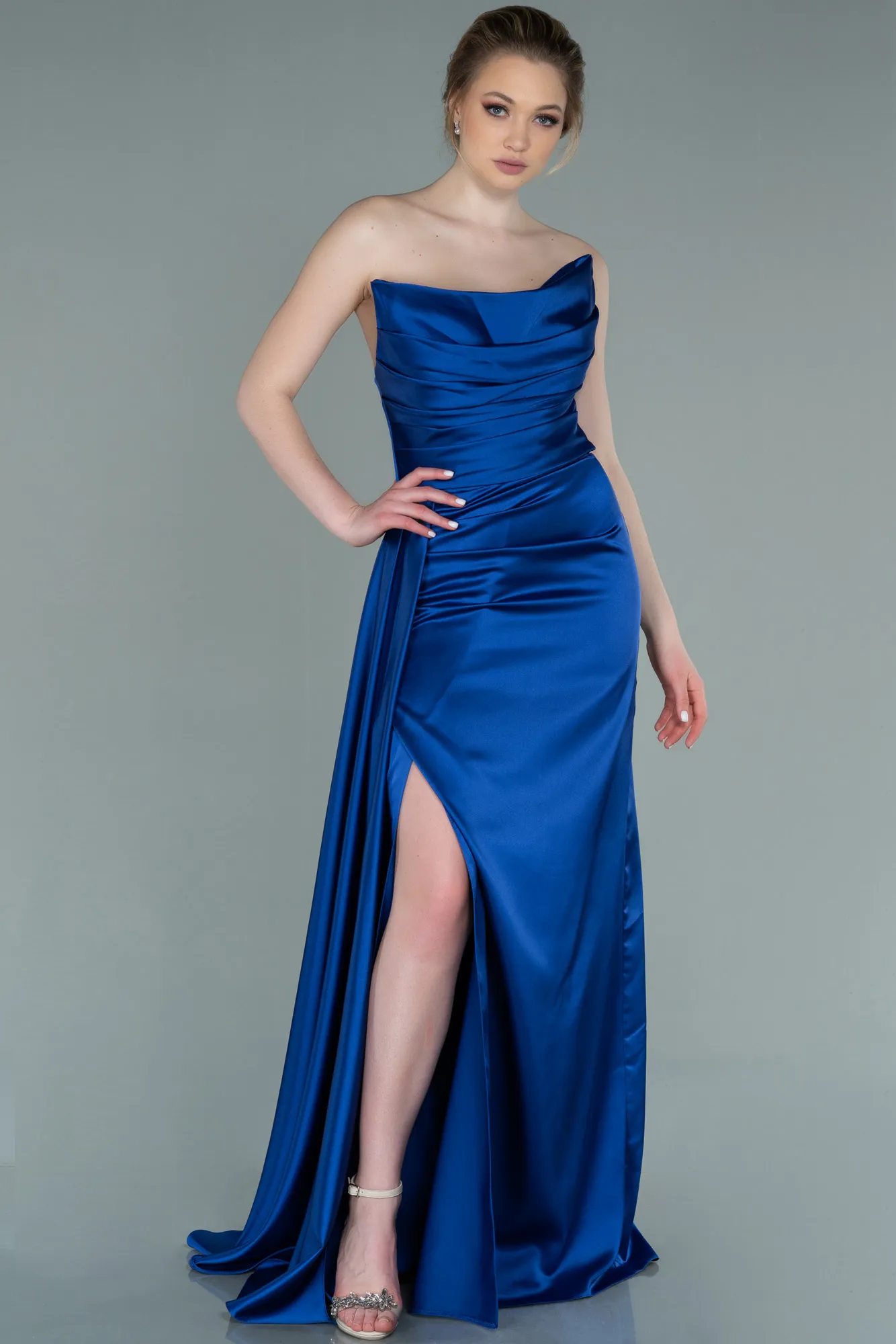 Parlement Blue-Mermaid Evening Dress ABU3443