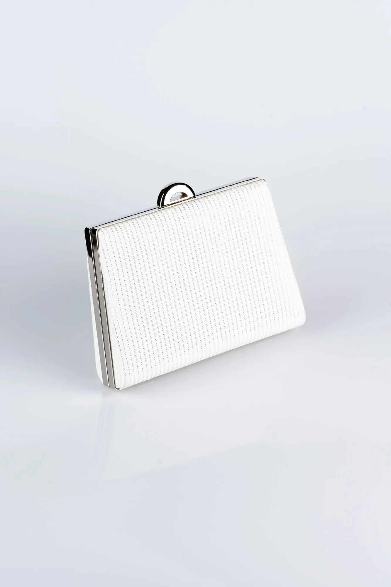 Pearl-Silvery Box Bag V249