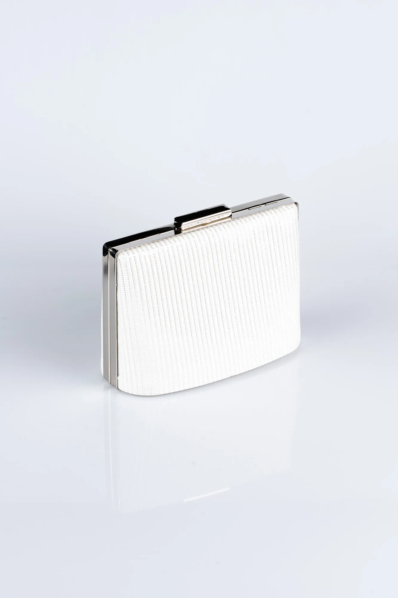 Pearl-Silvery Box Bag V288