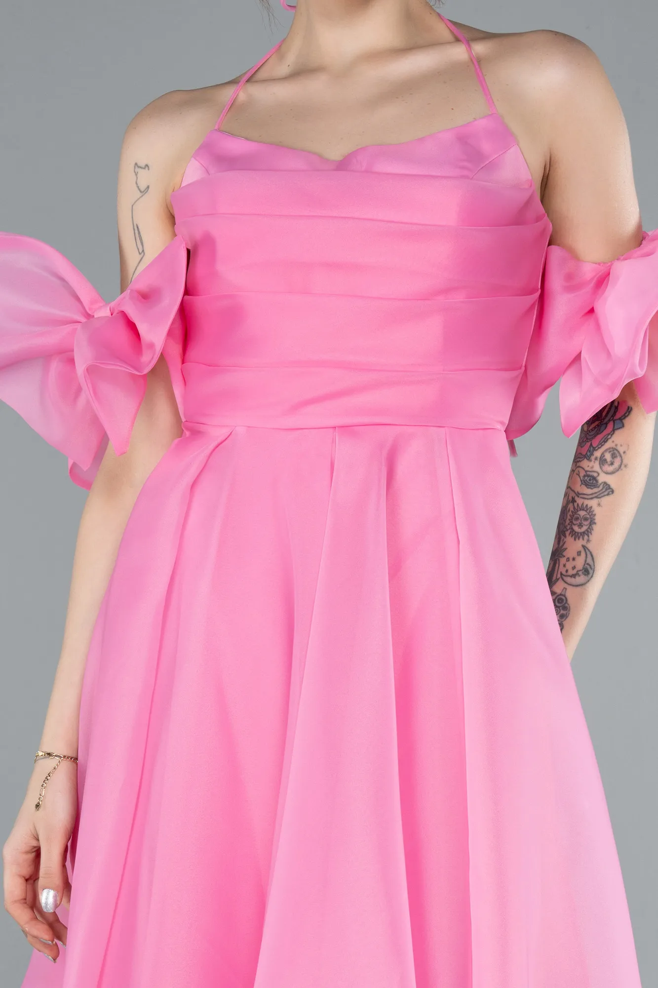 Pink-Midi Cocktail Dress ABK2290