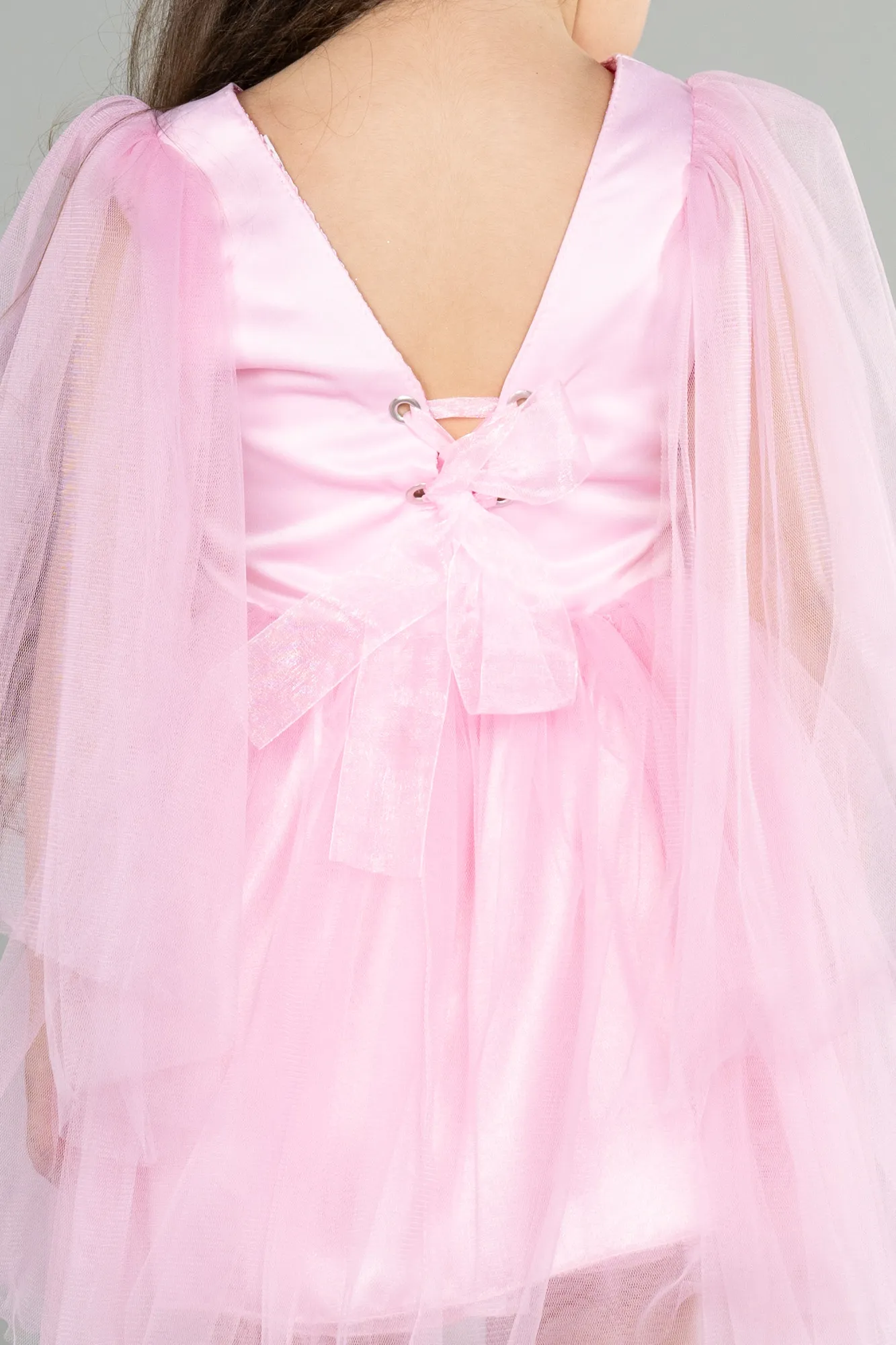 Pink-Short Girl Dress ABK1797