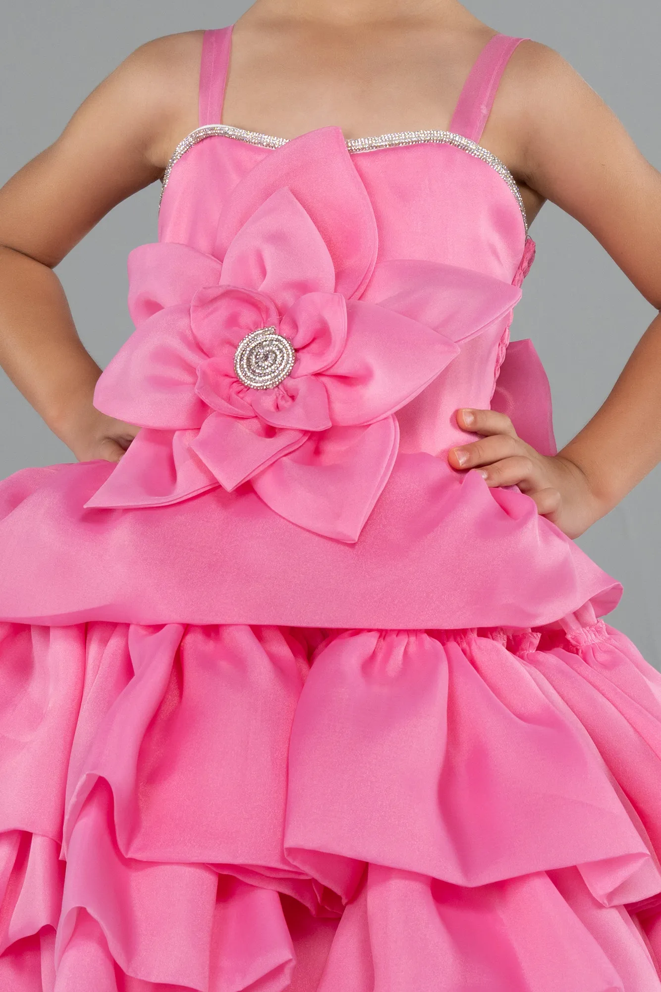 Pink-Short Girl Dress ABK2433