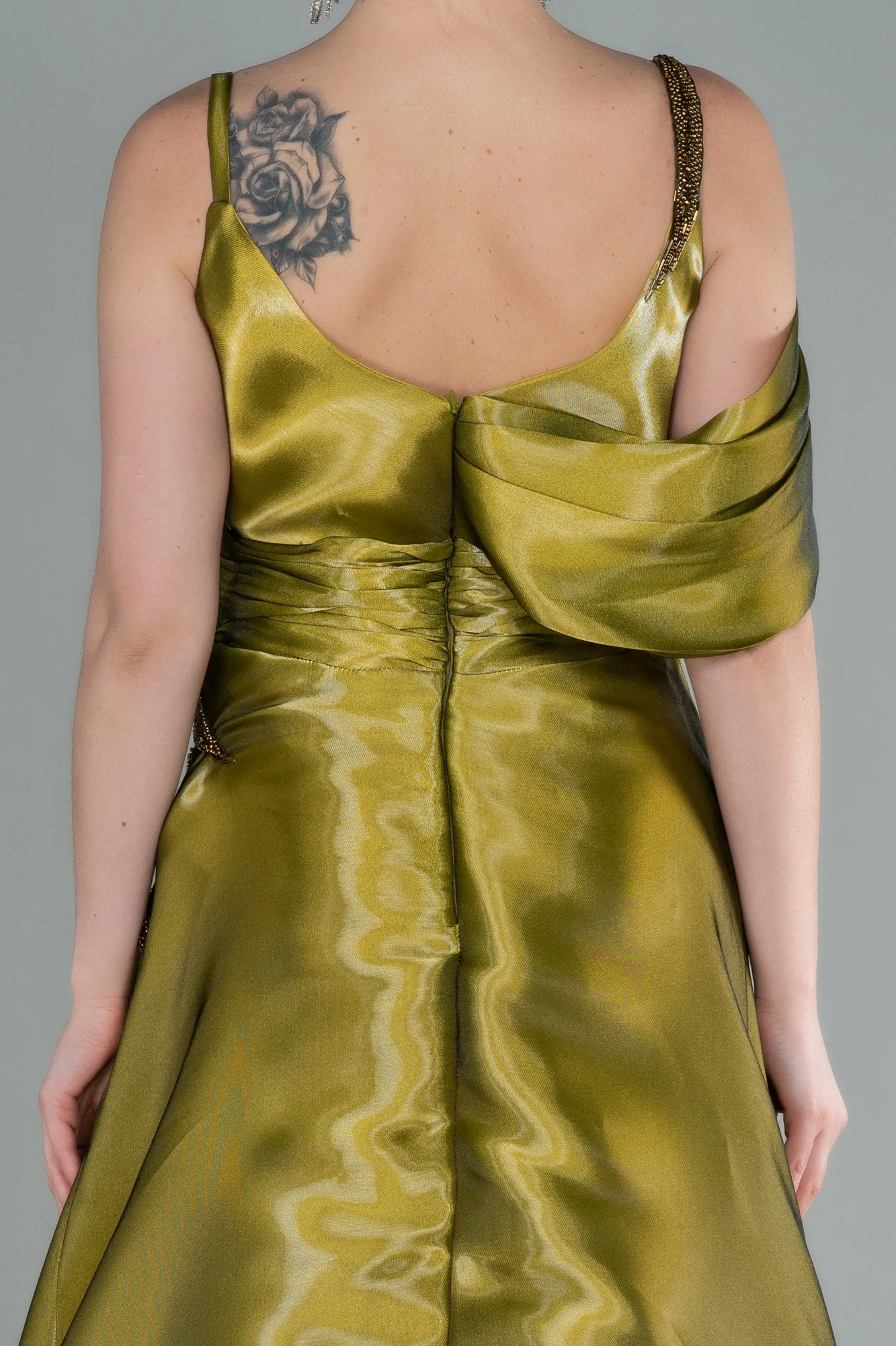 Pistachio Green-Long Haute Couture ABU2827