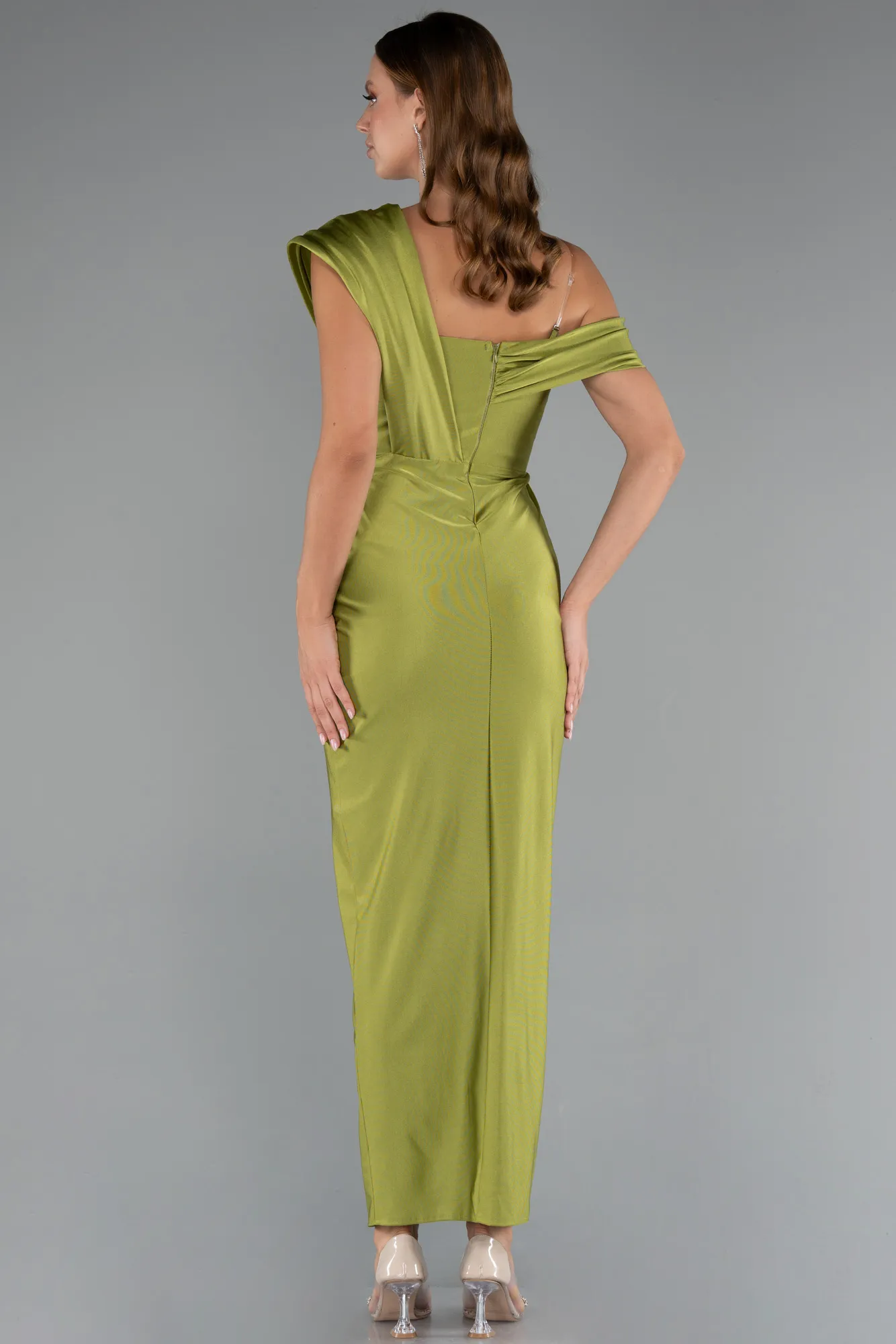 Pistachio Green-Midi Cocktail Dress ABK2423