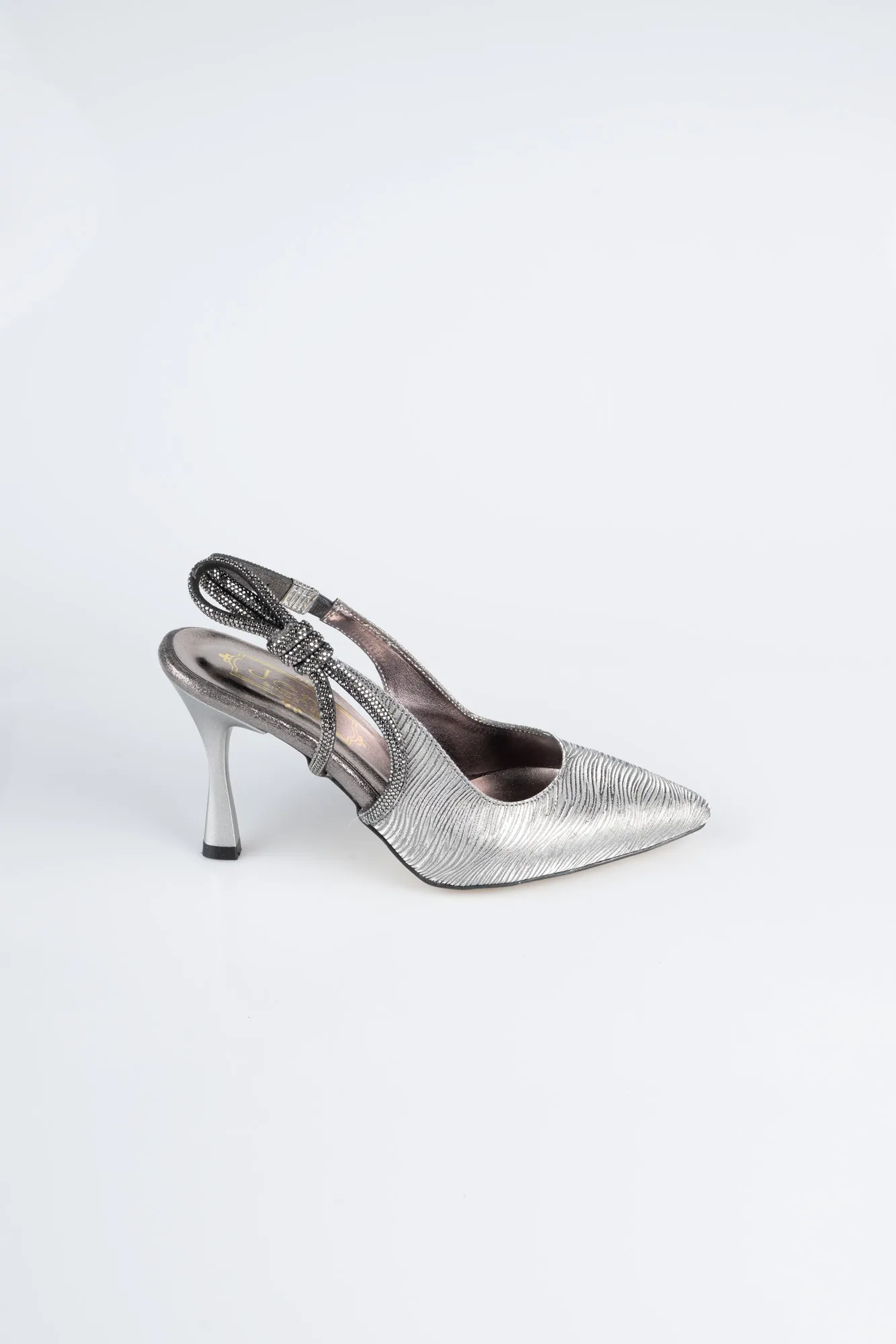 Platinum-Laser Cut Stiletto MJ4102