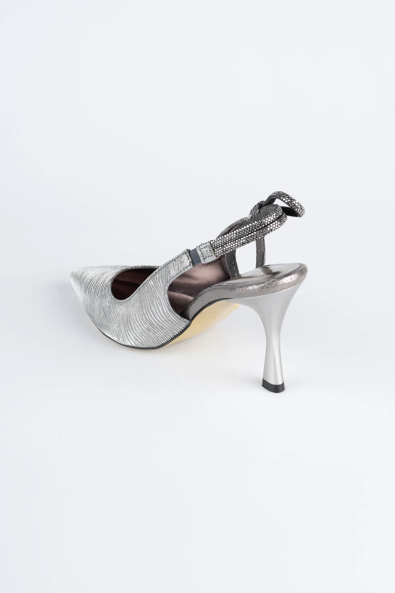 Platinum-Laser Cut Stiletto MJ4102