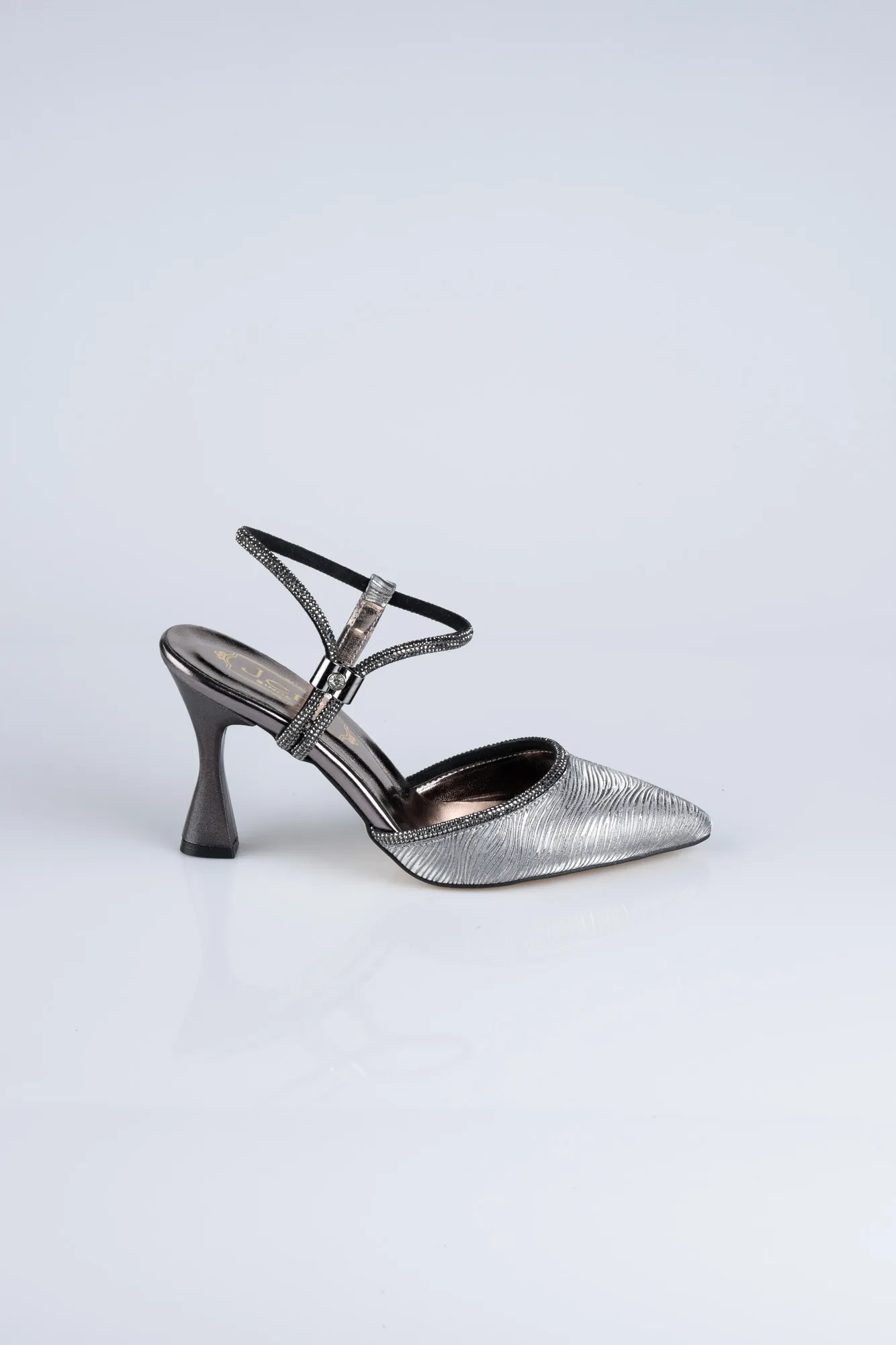 Platinum-Laser Cut Stiletto MJ5150