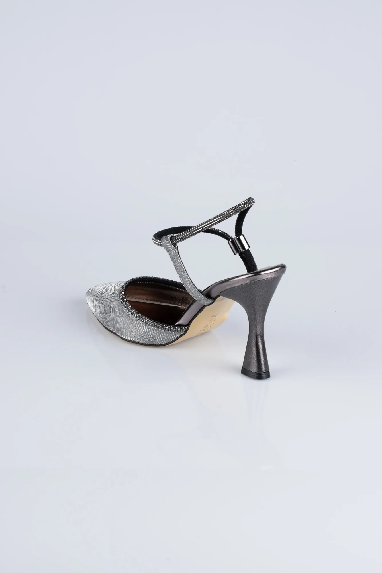 Platinum-Laser Cut Stiletto MJ5150