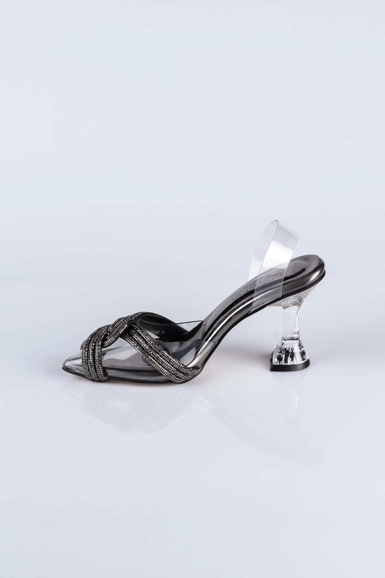 Platinum-Mirror Evening Shoe AB1082