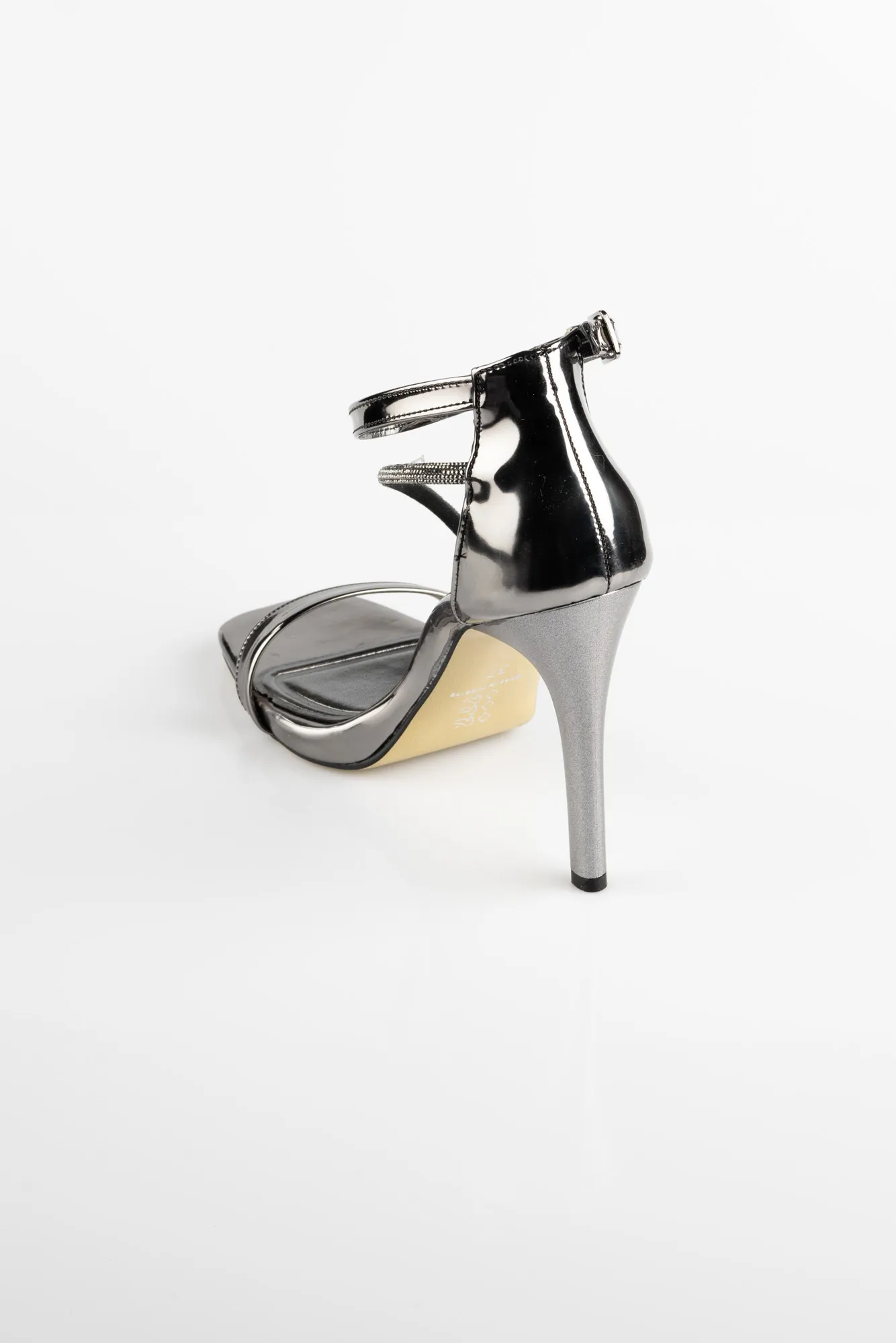 Platinum-Mirror Evening Shoe AB8002