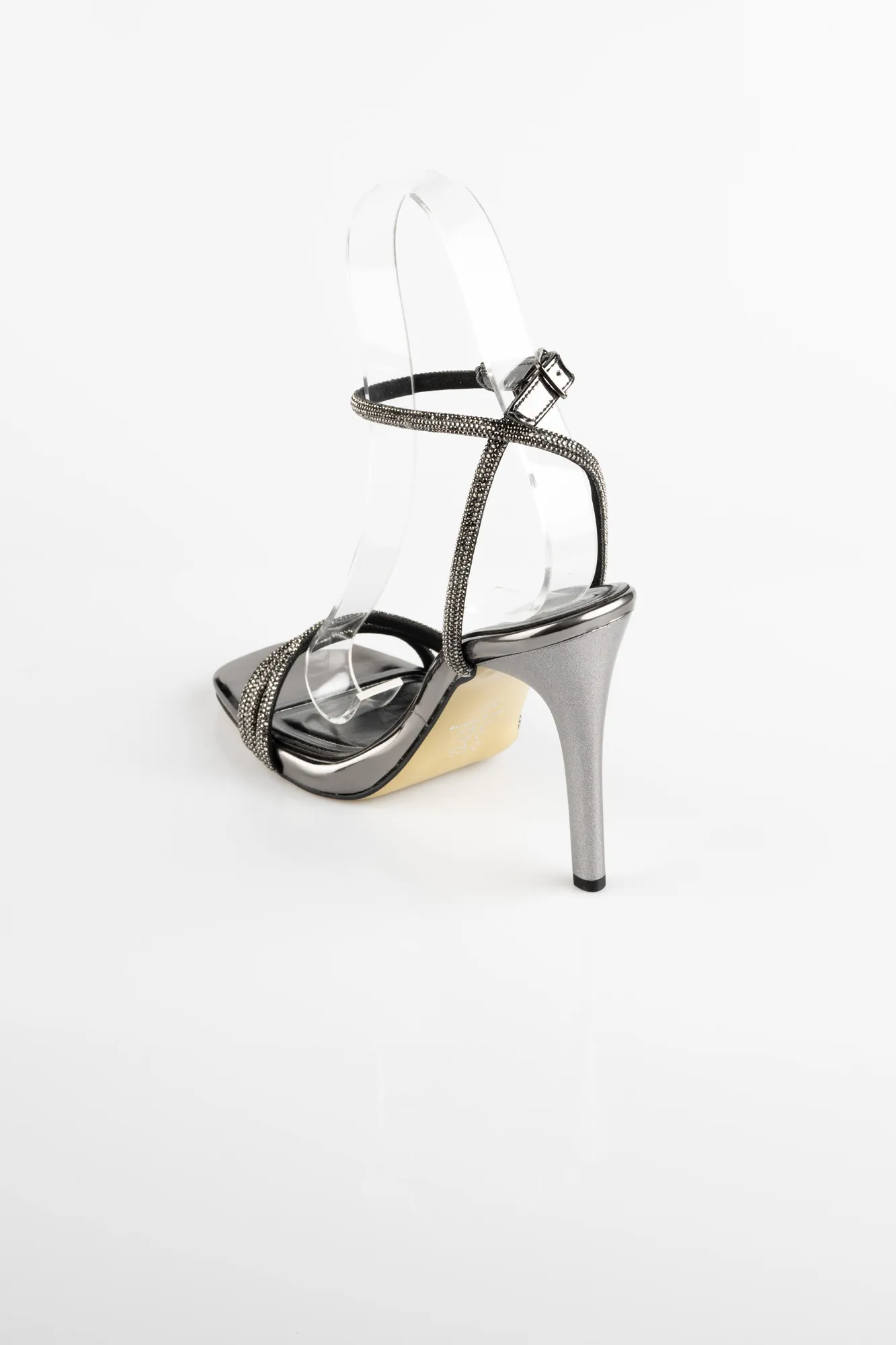 Platinum-Mirror Evening Shoe AB8003